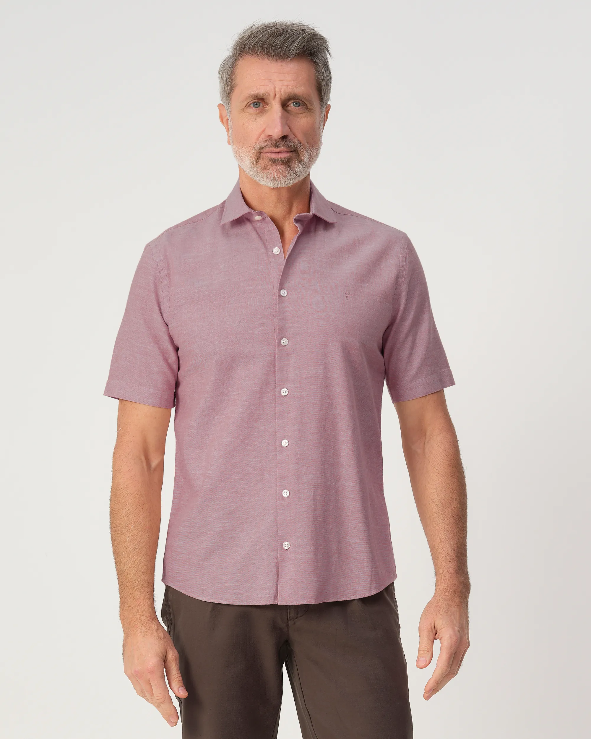 Campbell Colby Casual Overhemd Wild Ginger dark red 103389-007-L