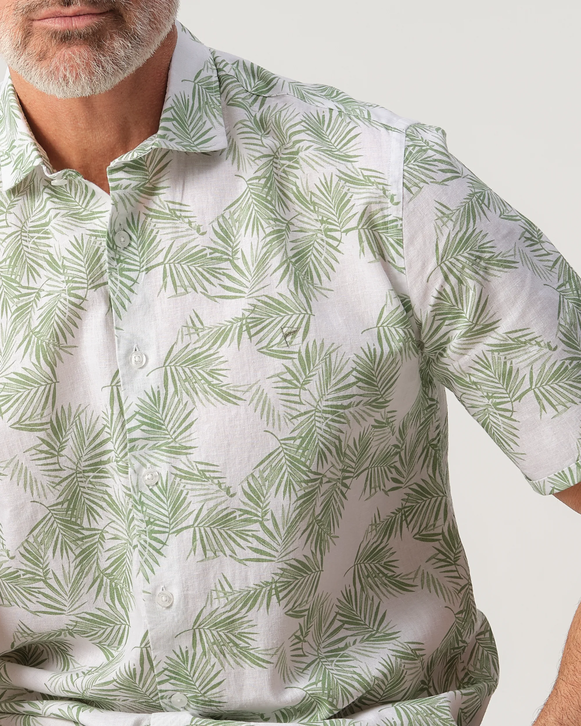 Campbell Lennard Casual Overhemd Misteltoe green 103391-002-L