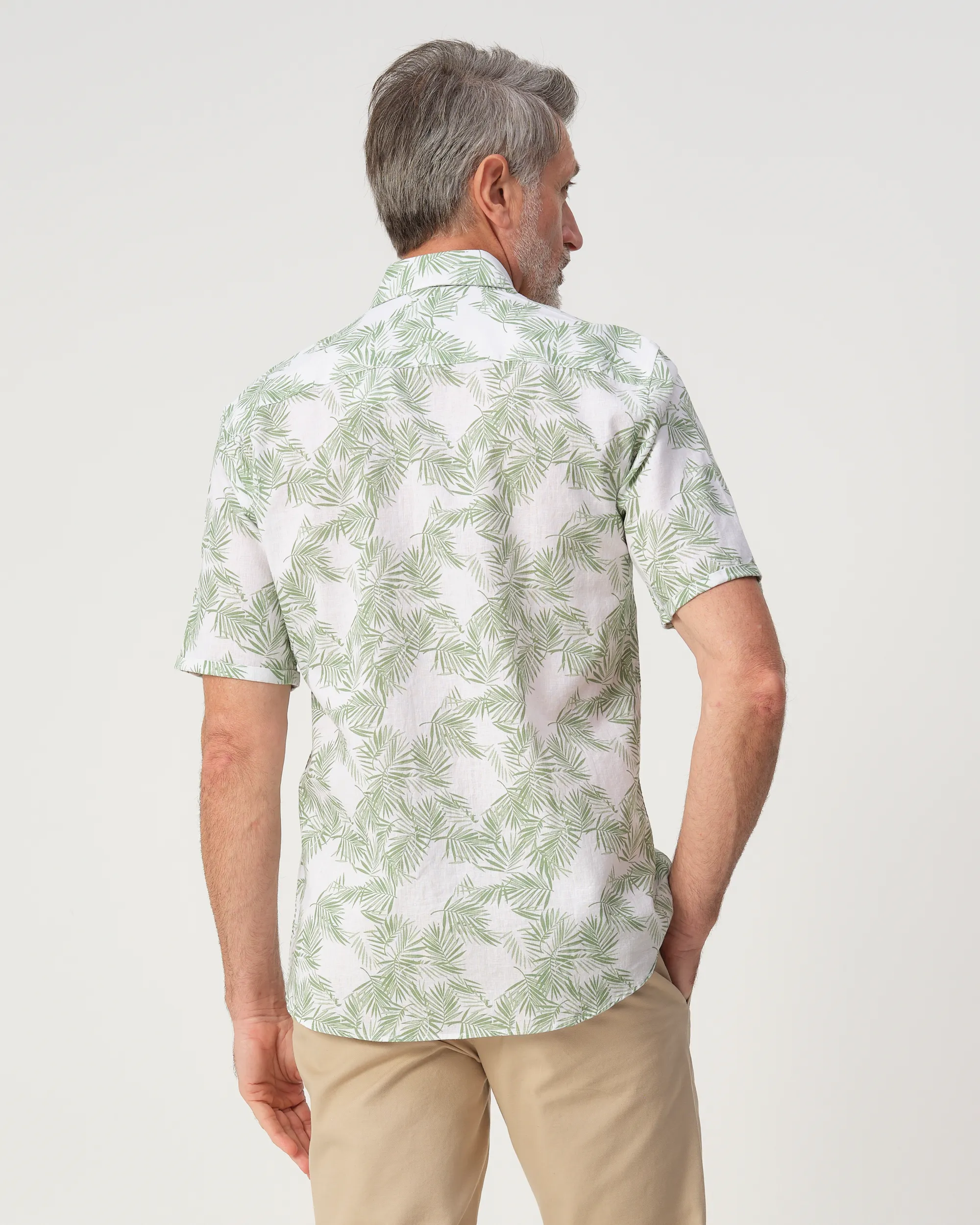 Campbell Lennard Casual Overhemd Misteltoe green 103391-002-L