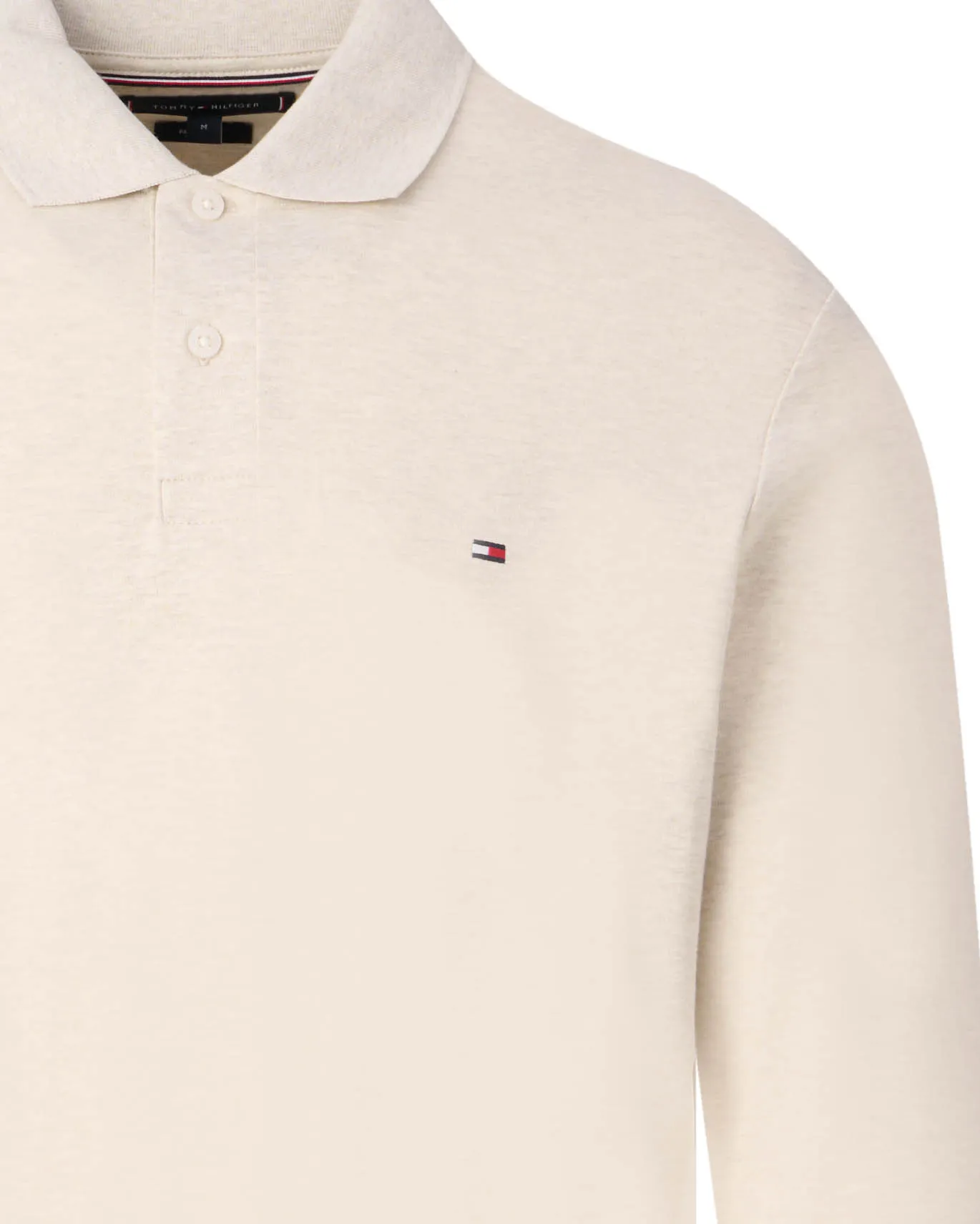 Tommy Hilfiger Menswear Polo Lange mouw Off white 103417-001-L