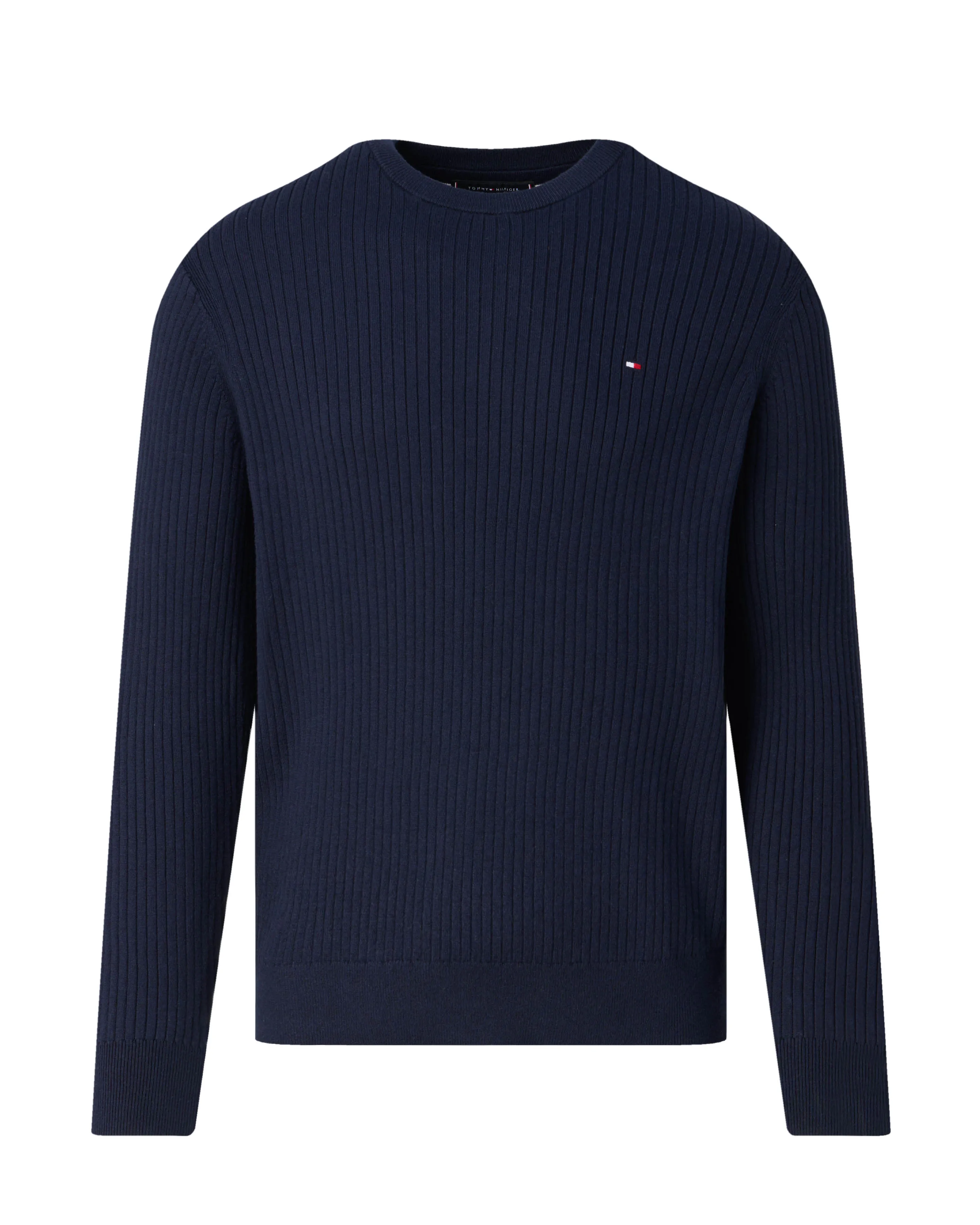 Tommy Hilfiger Menswear Trui O-hals Blauw dessin 103422-001-L