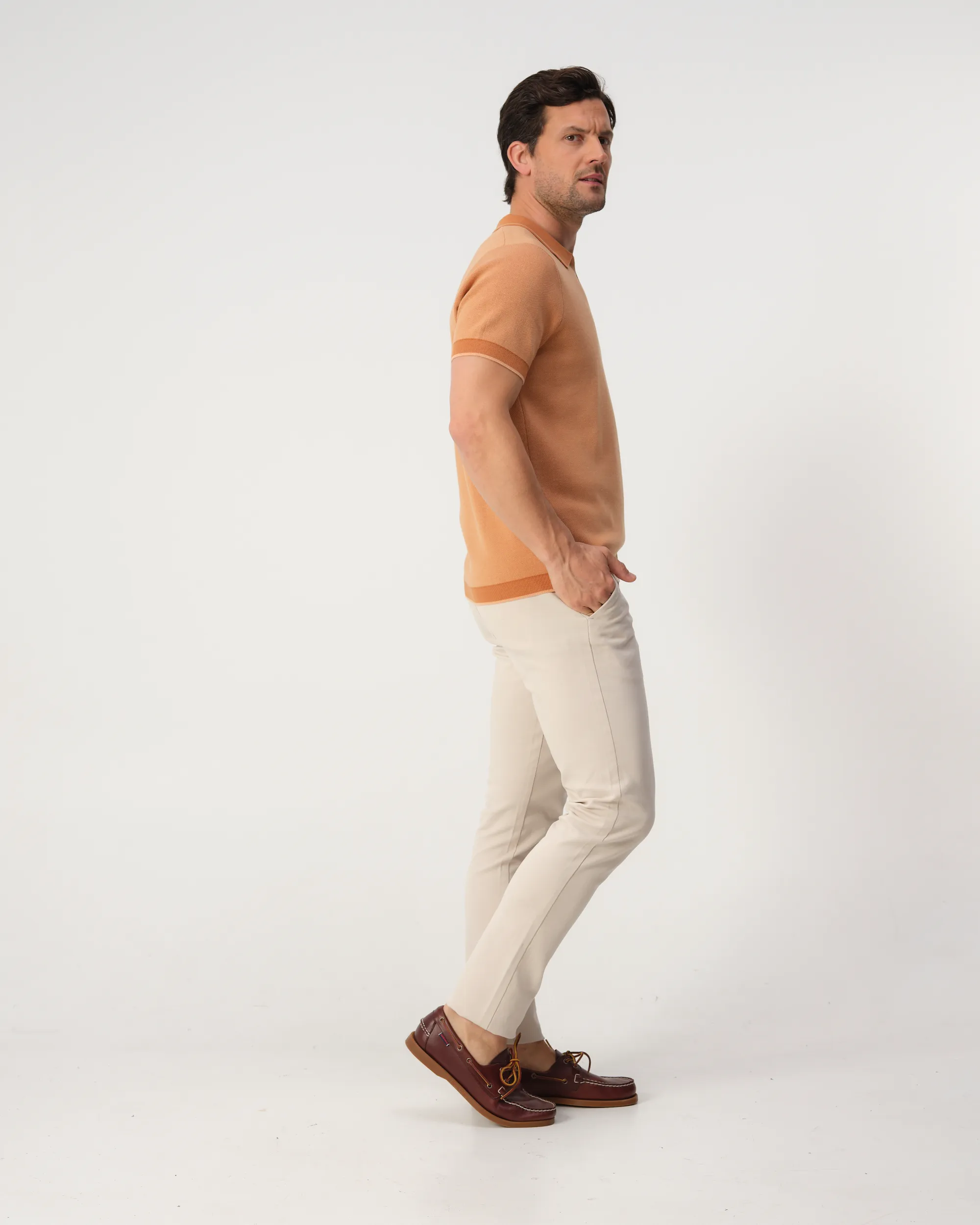 Campbell Perez Polo Bran orange brown 103447-004-L