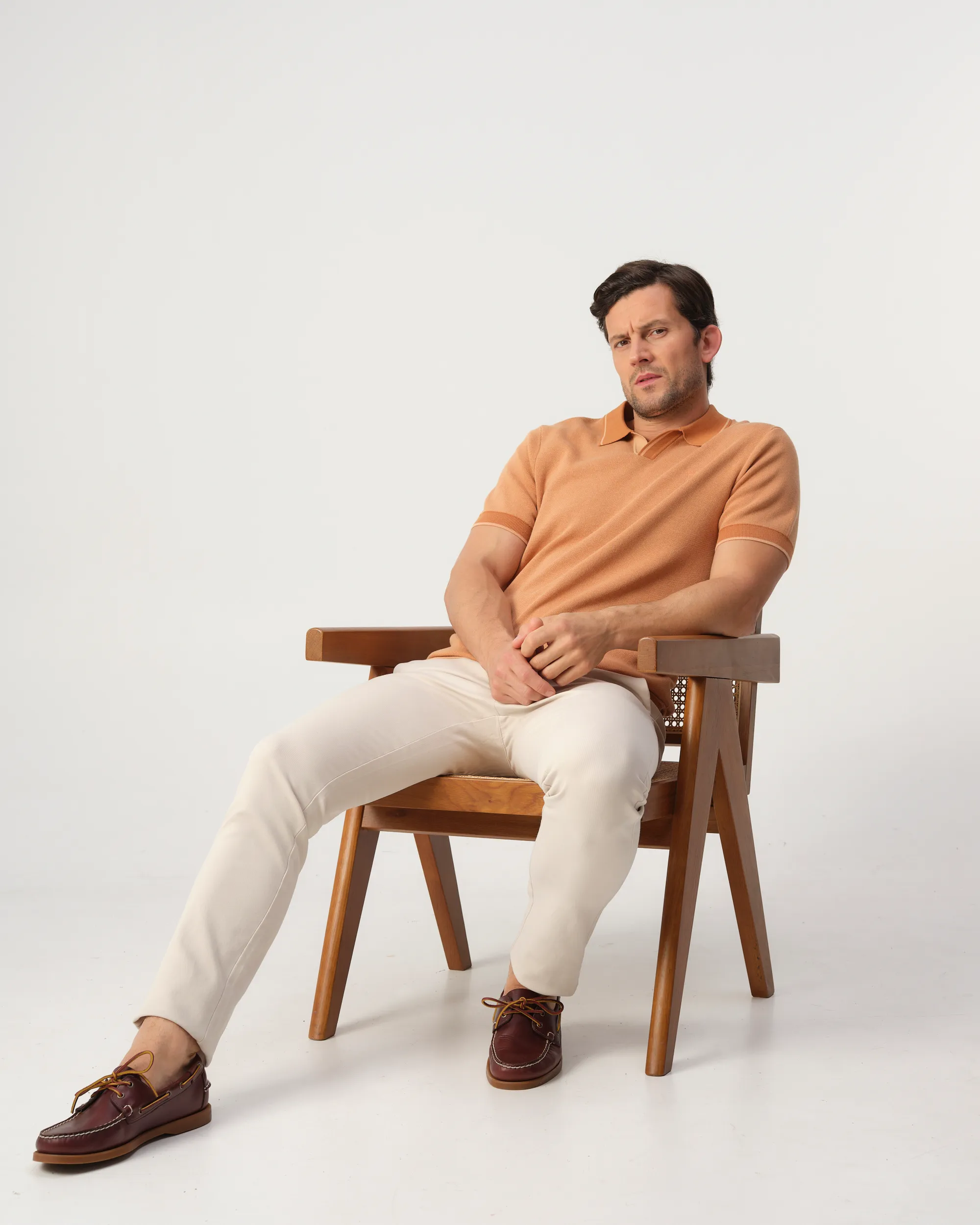 Campbell Perez Polo Bran orange brown 103447-004-L