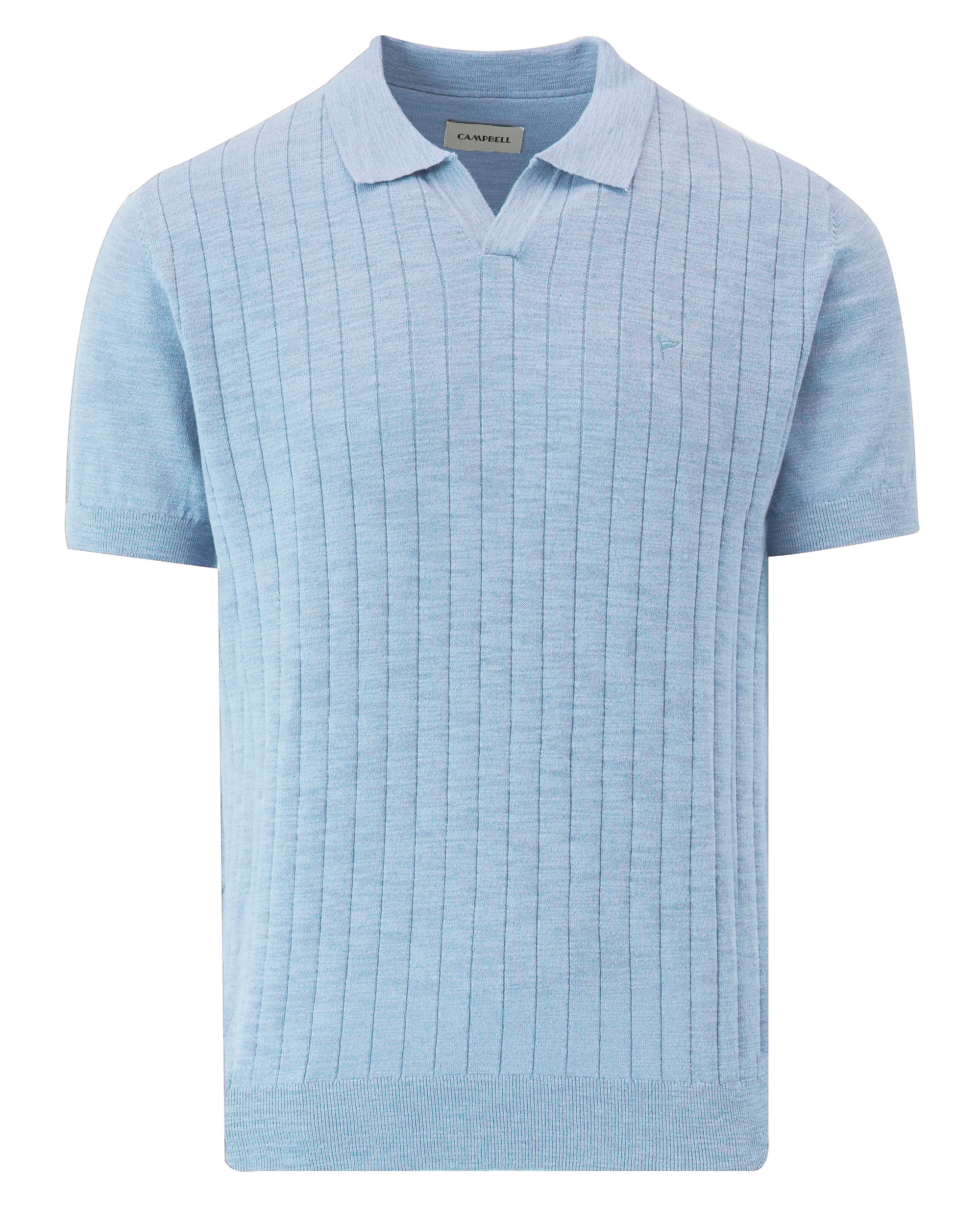 Campbell Nelson Polo Chambray Blue 103448-001-L