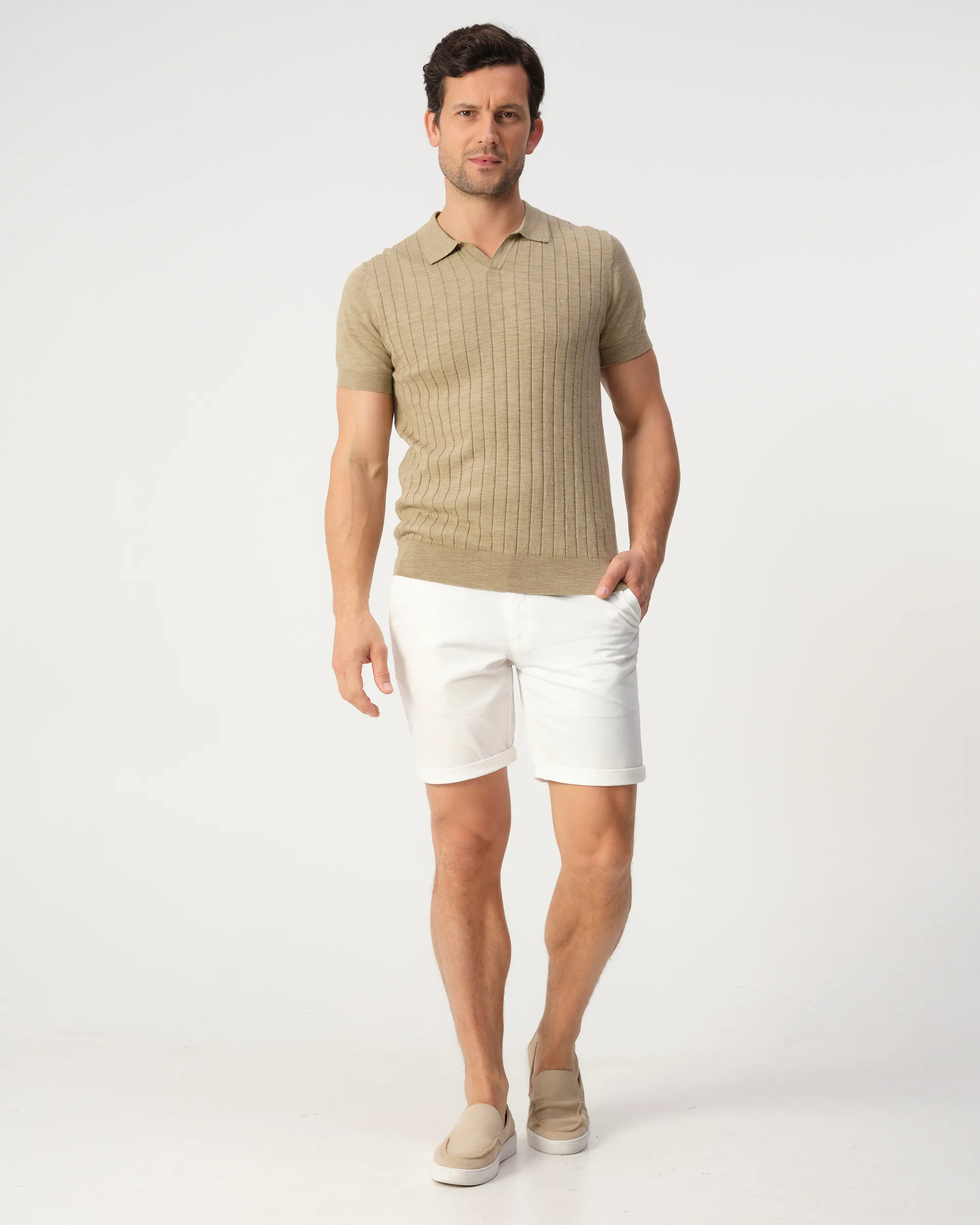 Campbell Nelson Polo Lemon Pepper beige 103448-004-L
