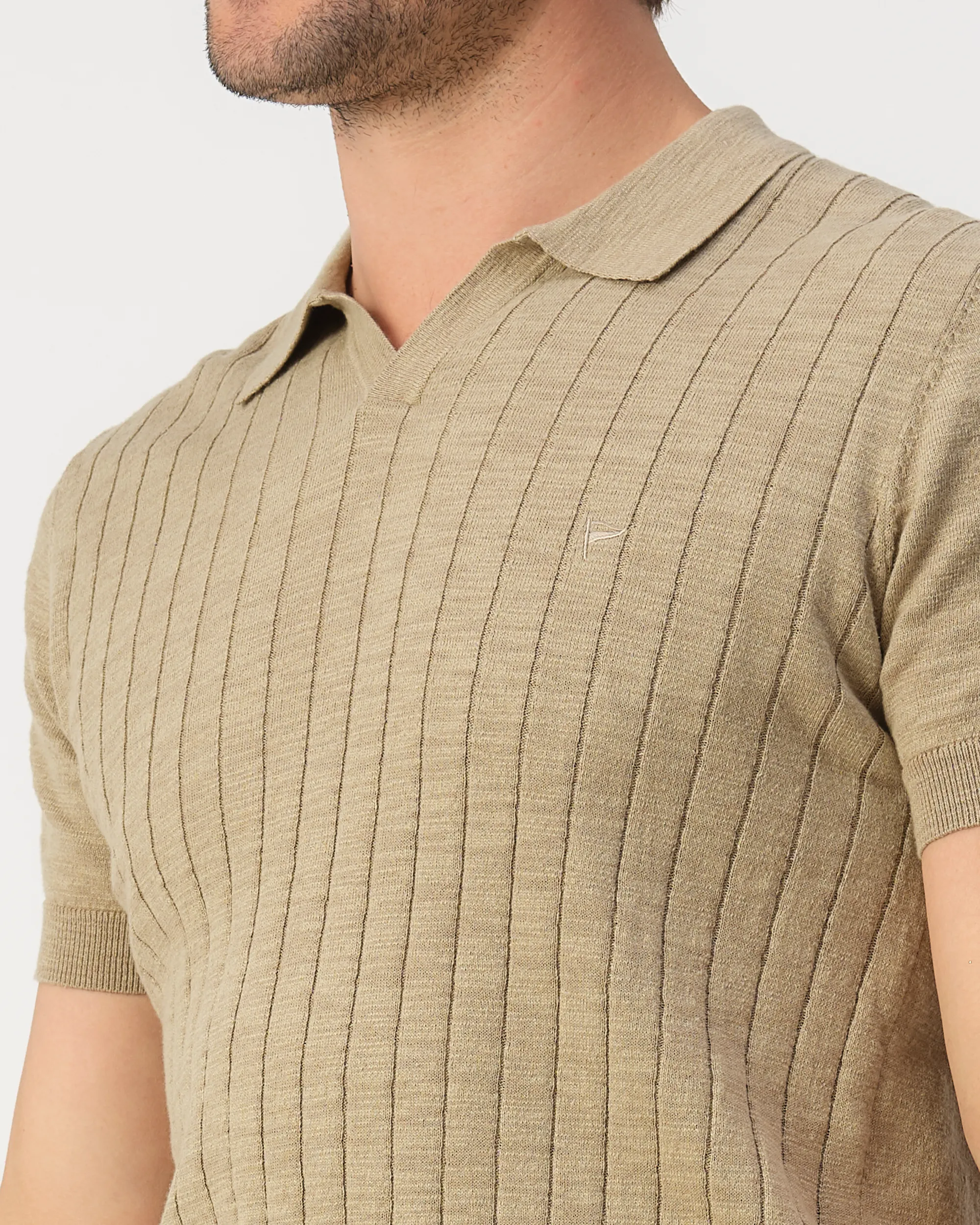 Campbell Nelson Polo Lemon Pepper beige 103448-004-L