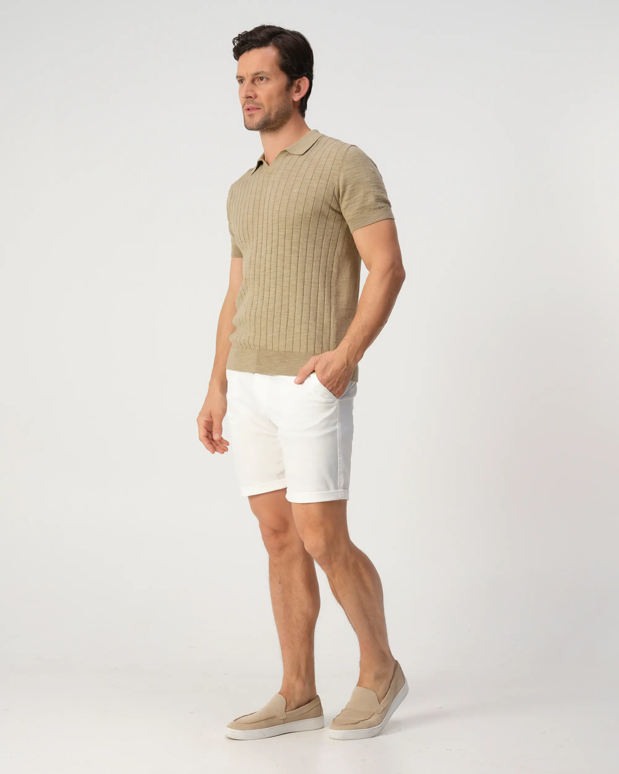 Campbell Nelson Polo Lemon Pepper beige 103448-004-L