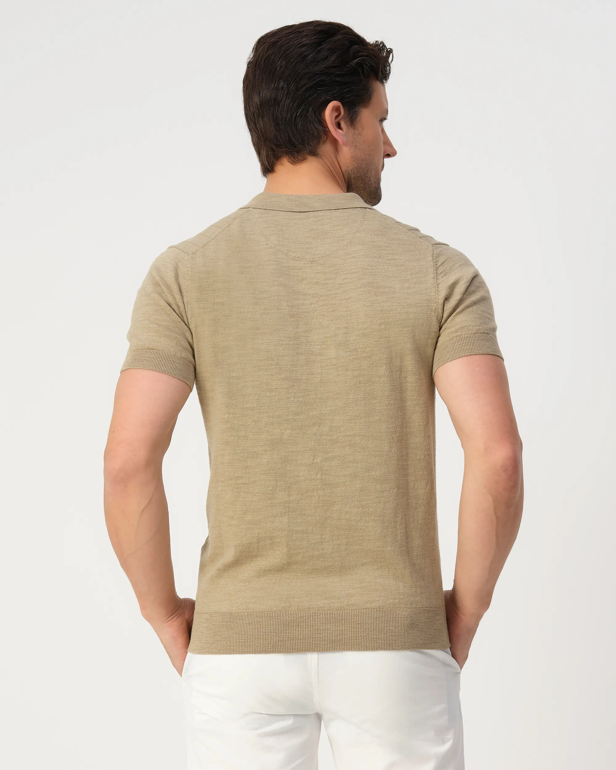 Campbell Nelson Polo Lemon Pepper beige 103448-004-L