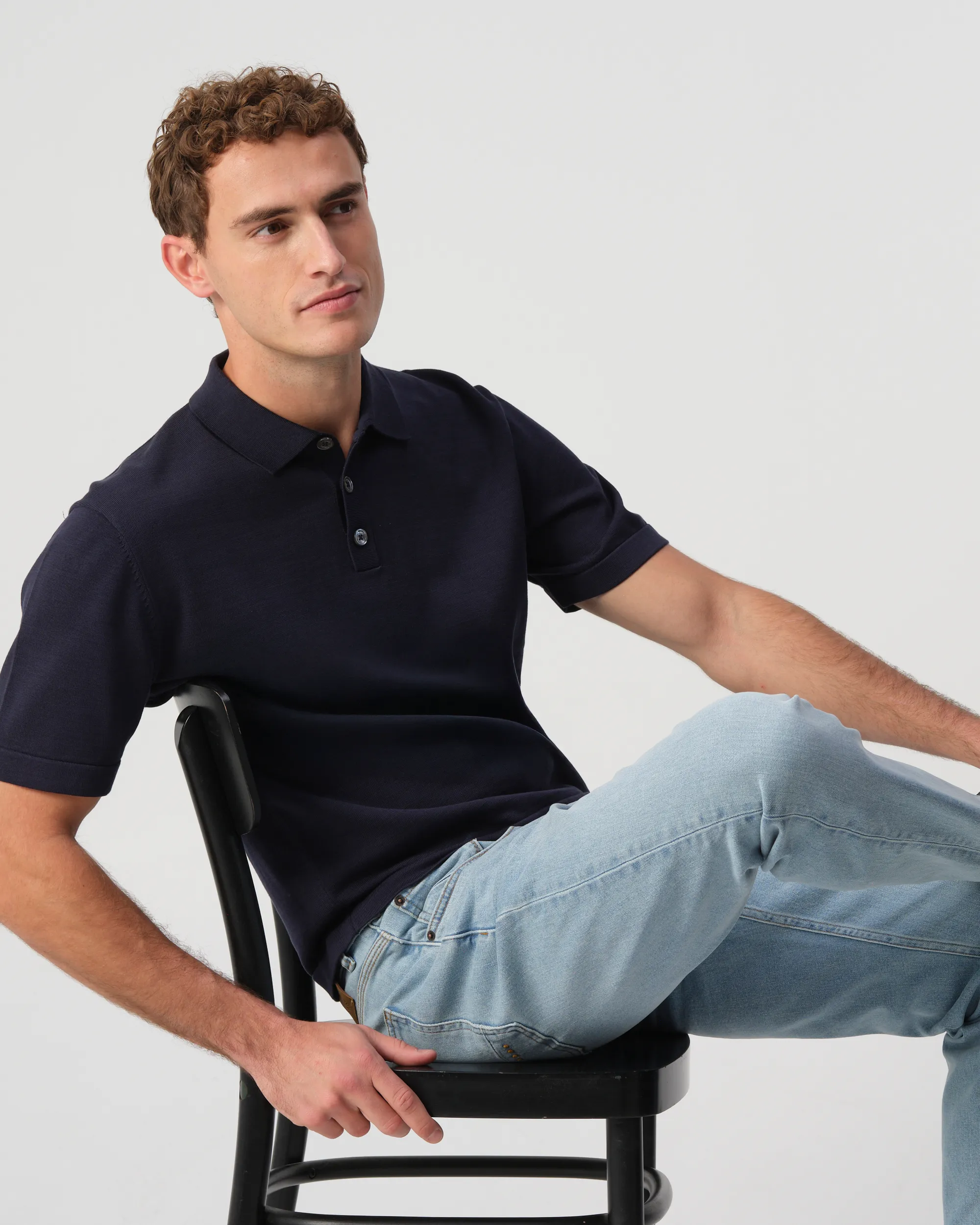 J.C. RAGS Alvie Polo Sky Captain 103450-002-L