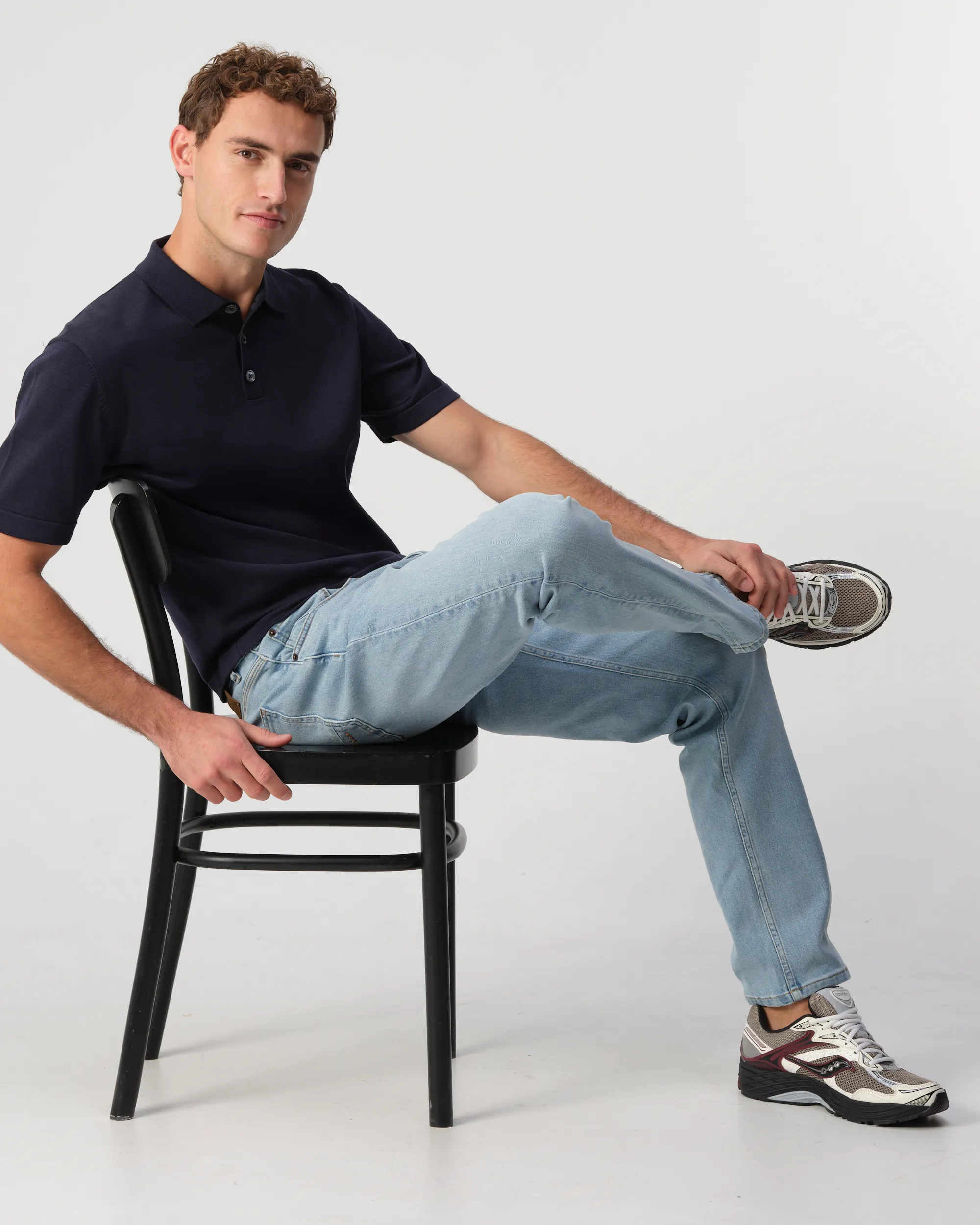 J.C. RAGS Alvie Polo Sky Captain 103450-002-L