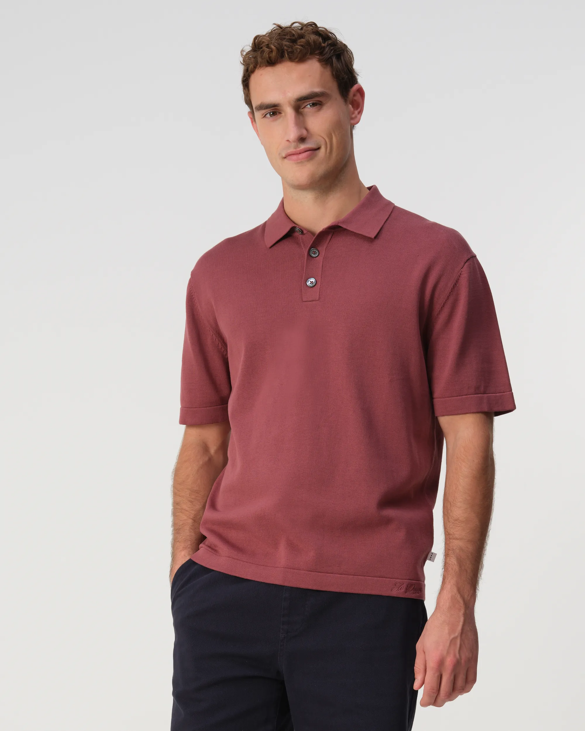 J.C. RAGS Alvie Polo Wild Ginger dark red 103450-005-L