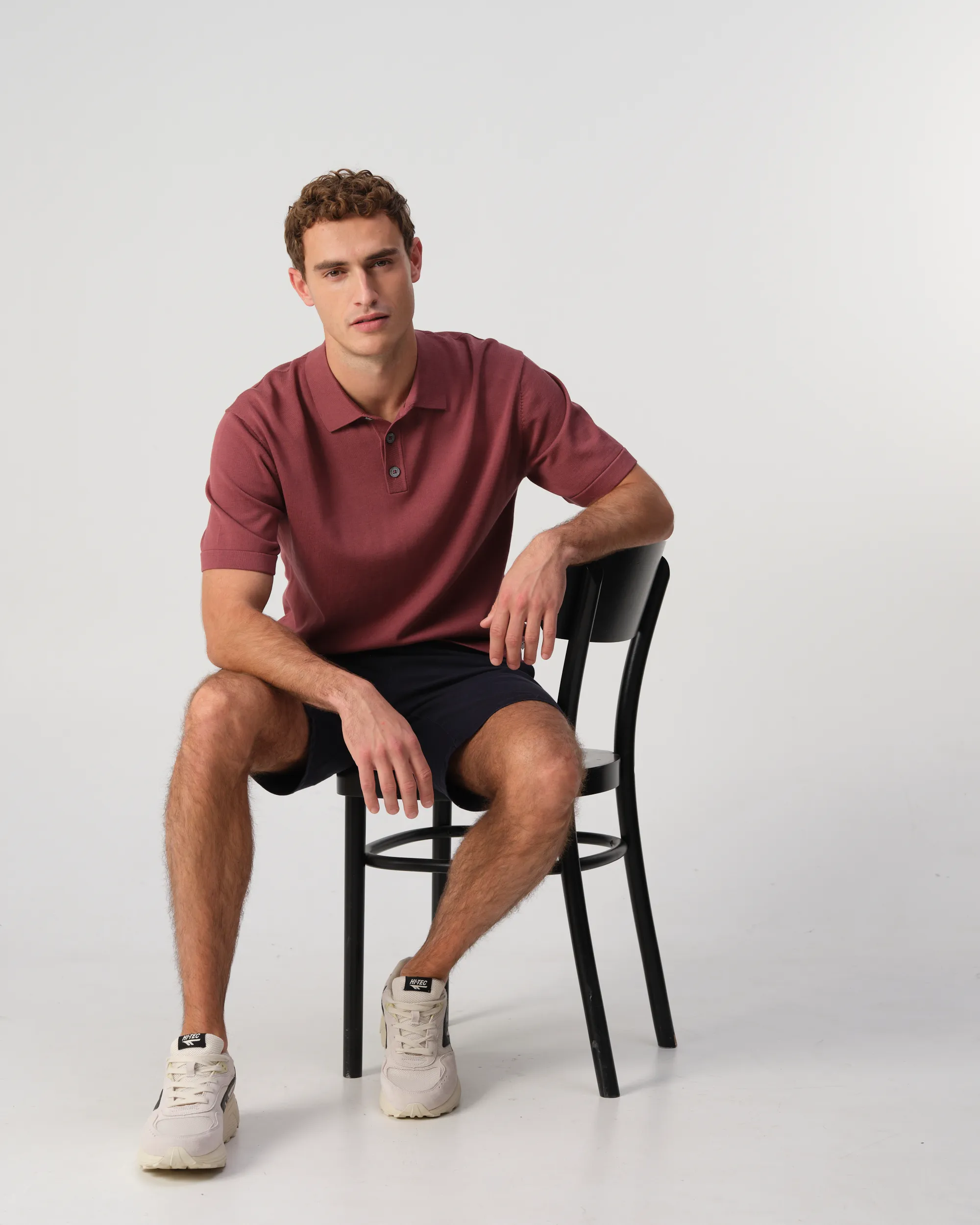 J.C. RAGS Alvie Polo Wild Ginger dark red 103450-005-L