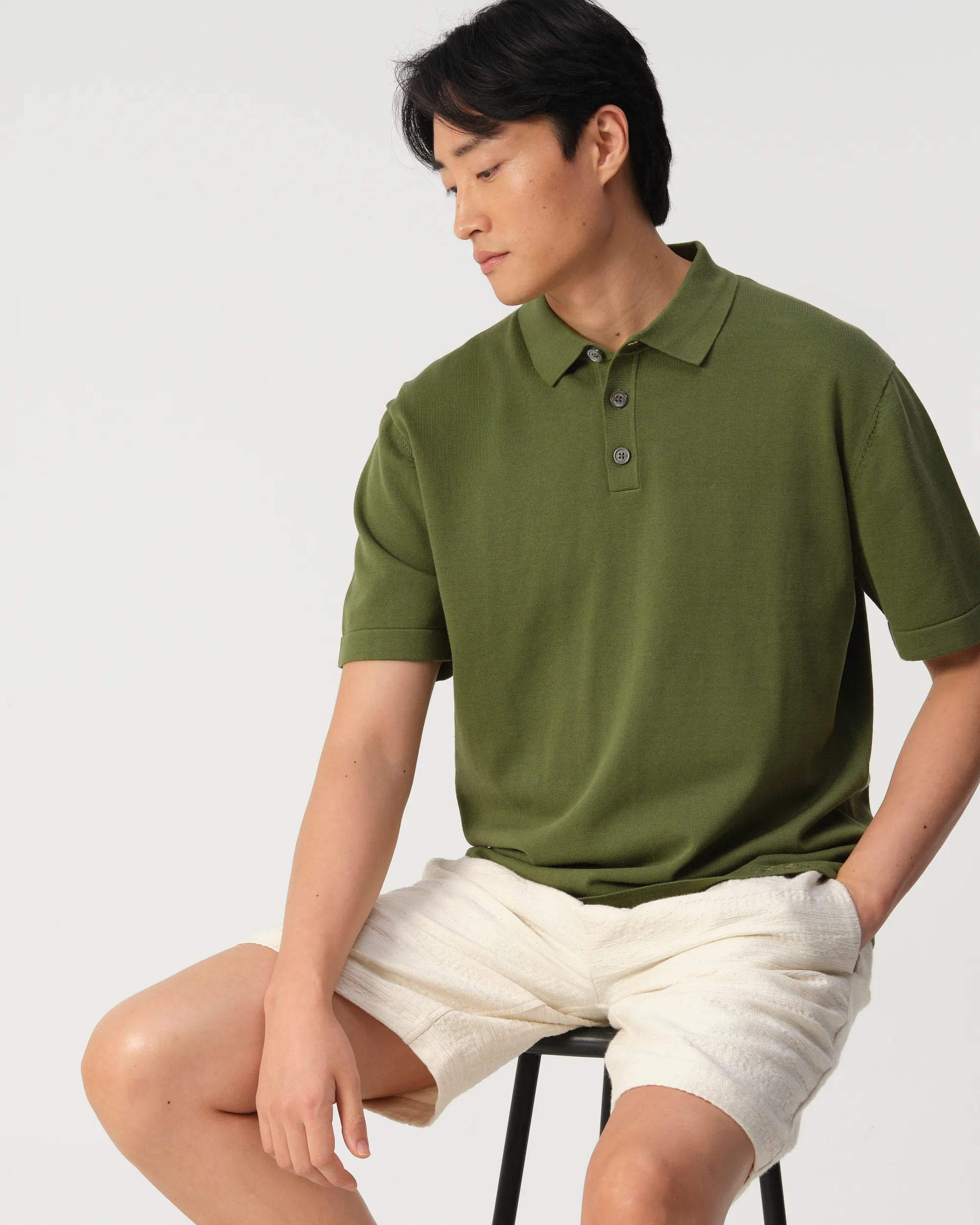J.C. RAGS Alvie Polo Cypress green 103450-007-L