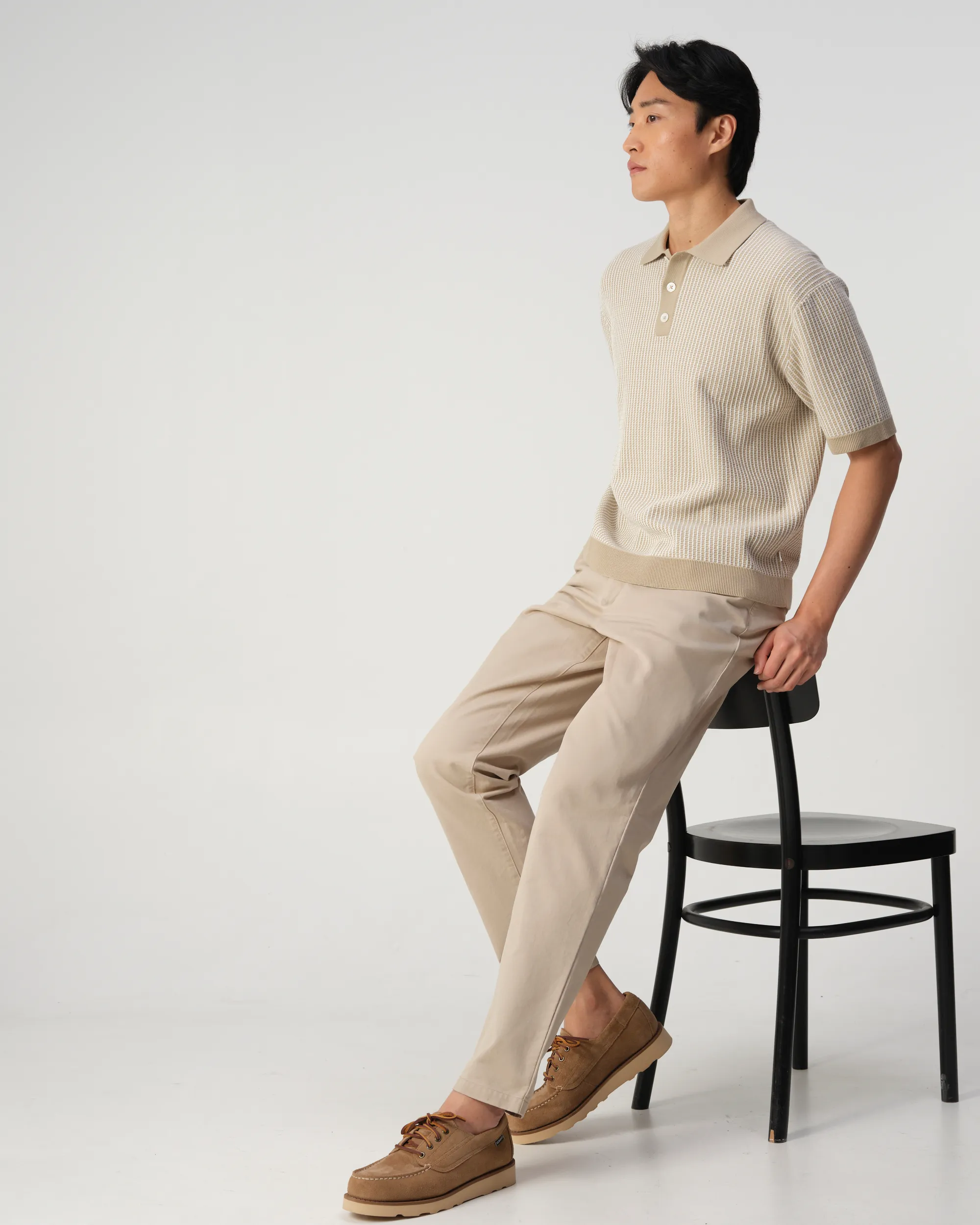 J.C. RAGS Dale Polo Plaza taupe 103463-001-L