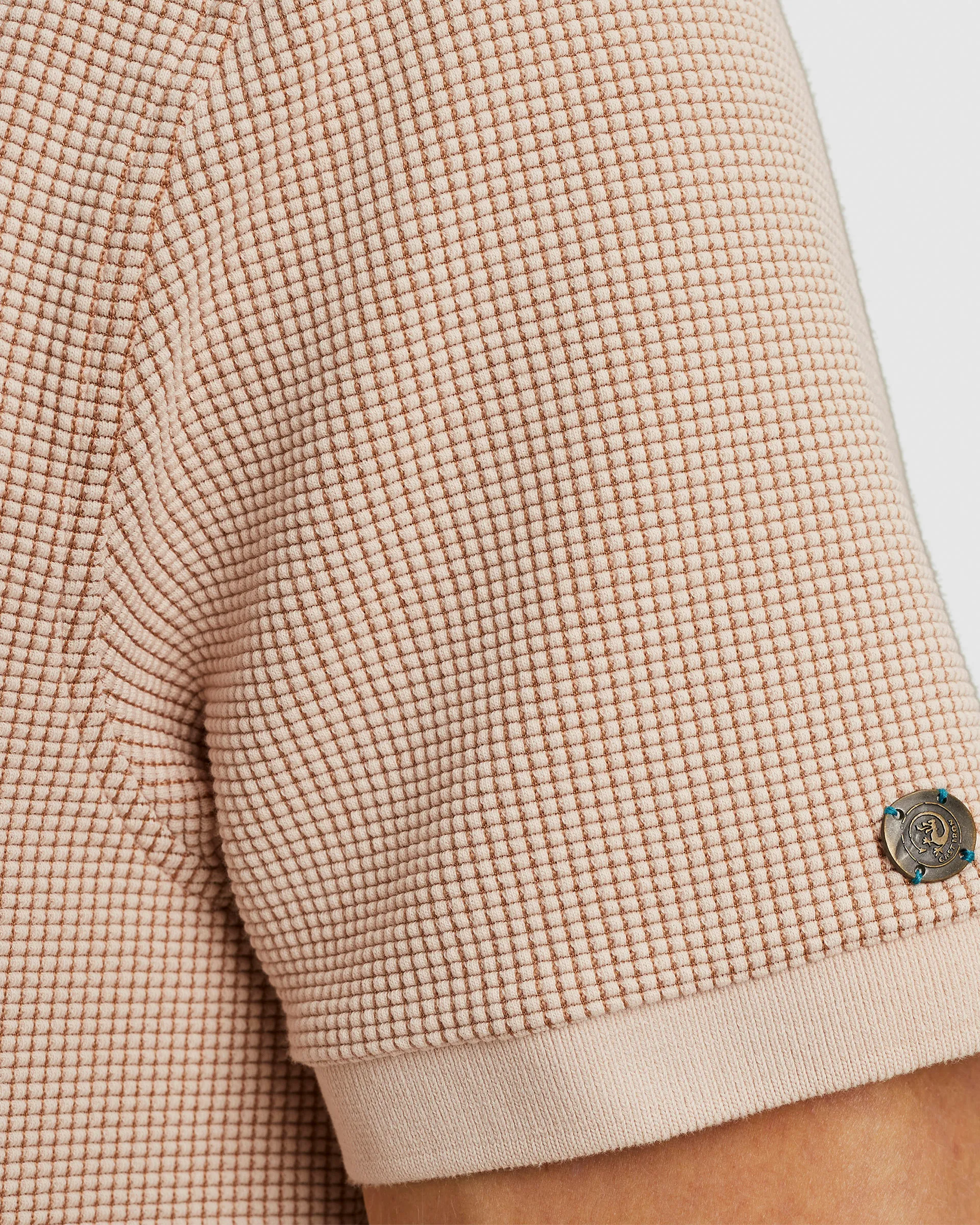 Cast Iron Polo SS Ecru 103486-001-L
