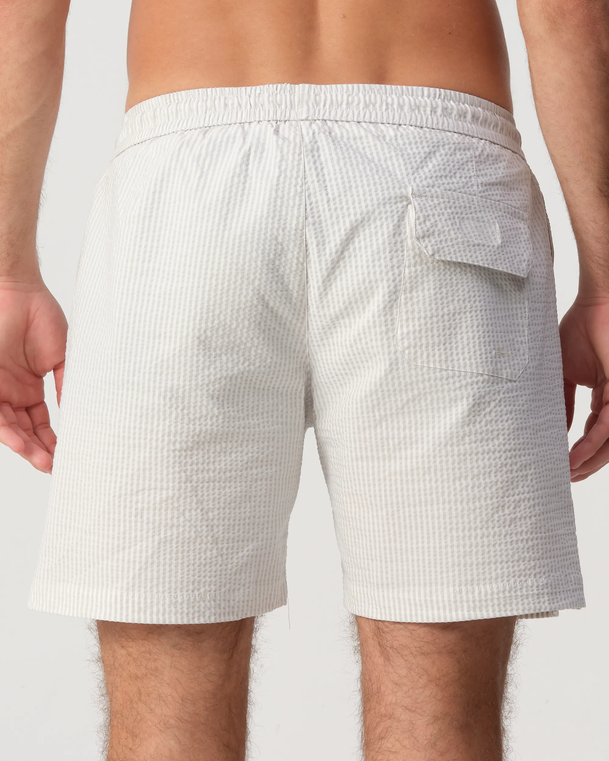 J.C. RAGS - Swim short Axel Glacier gray stripe 103518-002-L