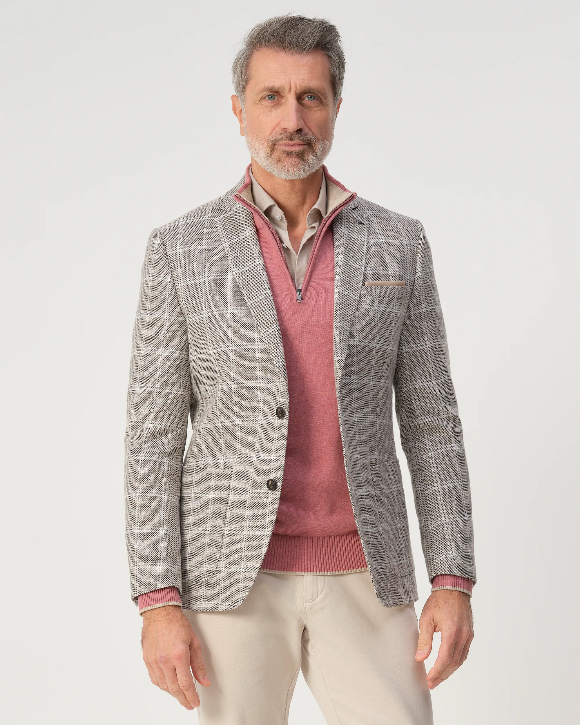 Campbell Templer Colbert Beige grote ruit 103522-001-25