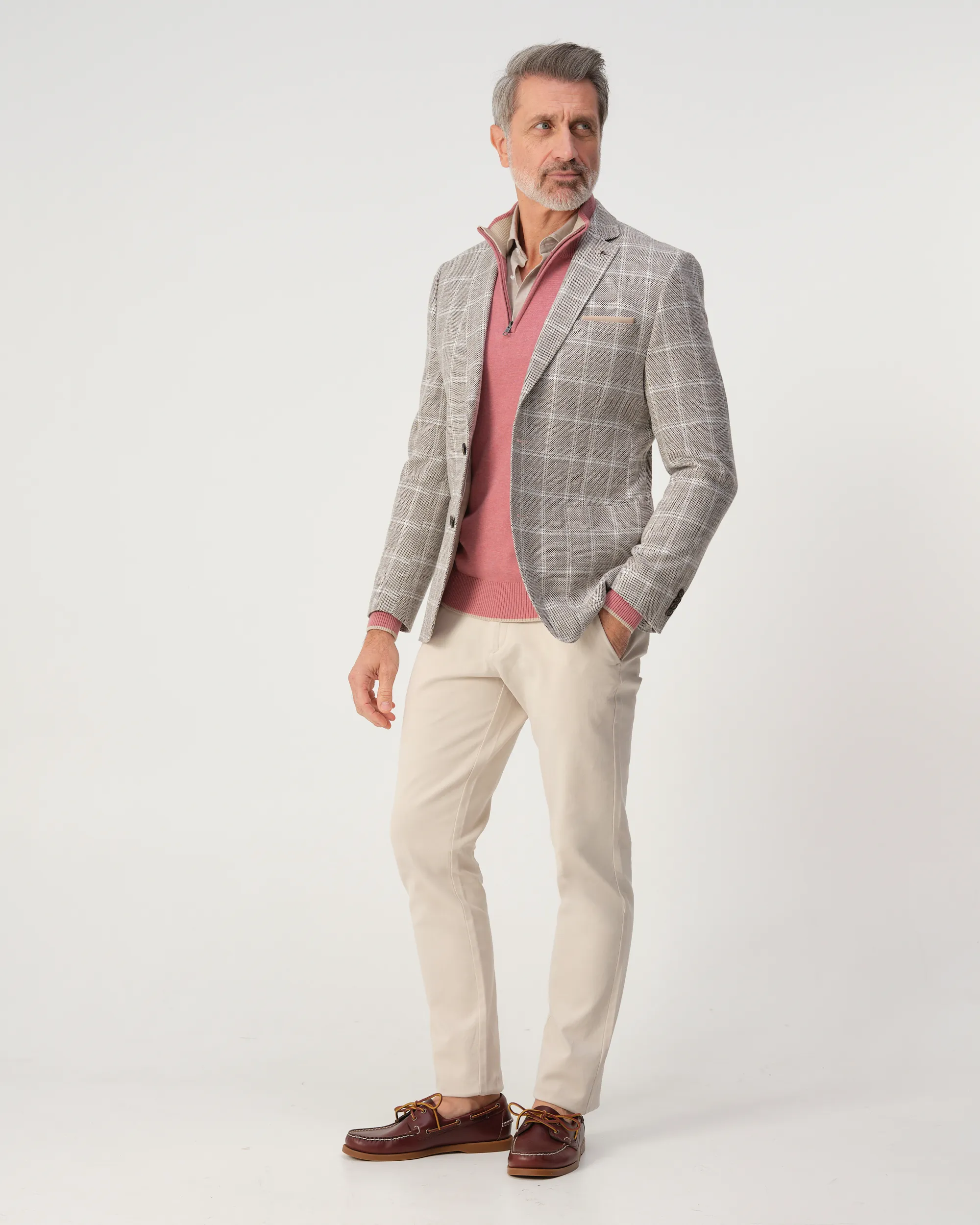 Campbell Templer Colbert Beige grote ruit 103522-001-25