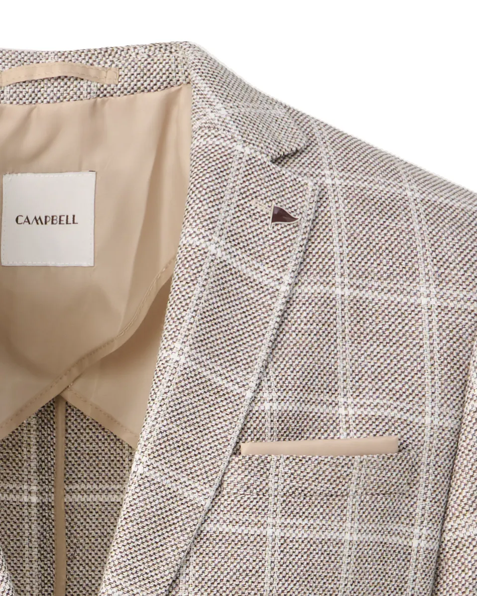 Campbell Templer Colbert Beige grote ruit 103522-001-25