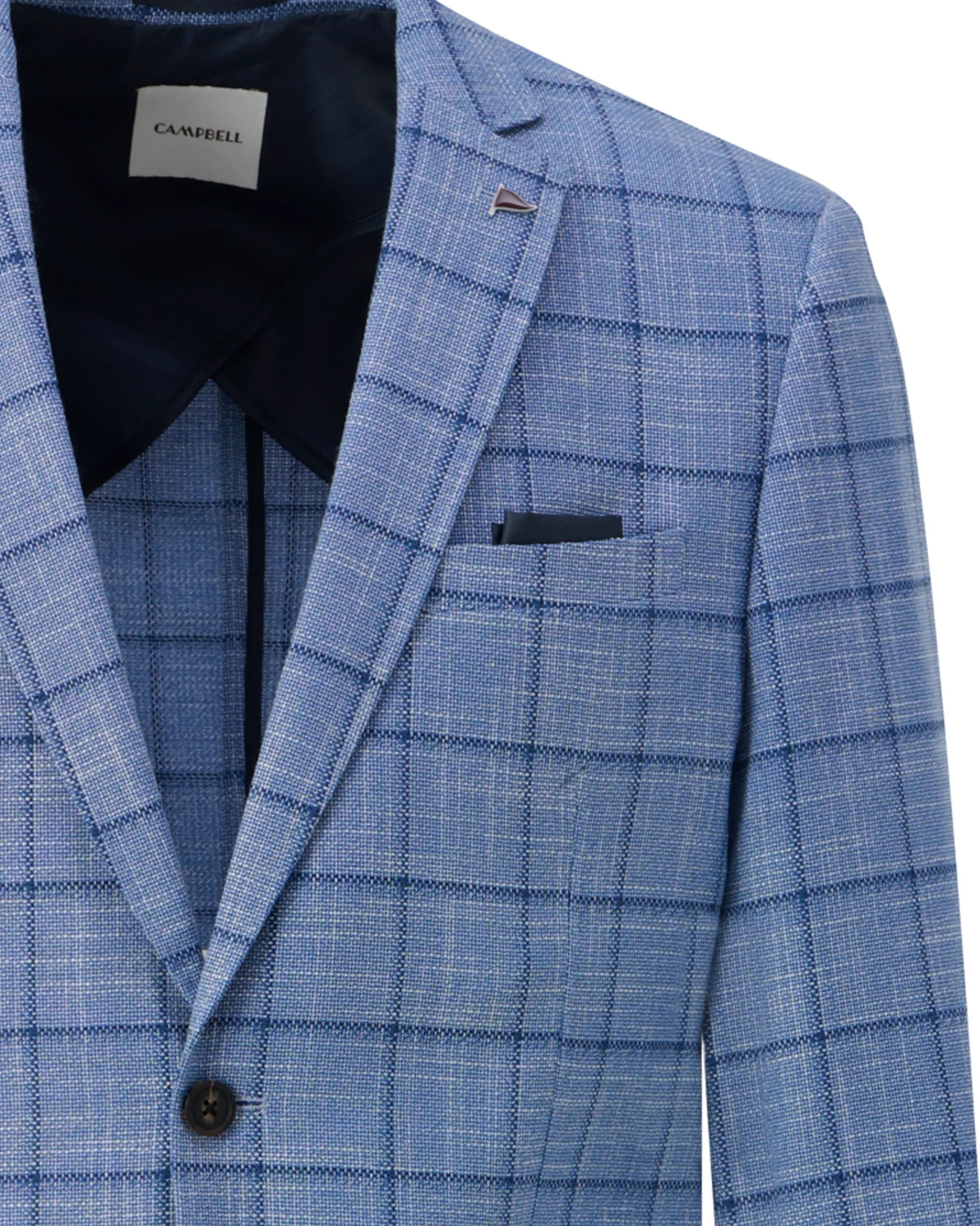 Campbell Templer Colbert Blauw grote ruit 103522-002-25