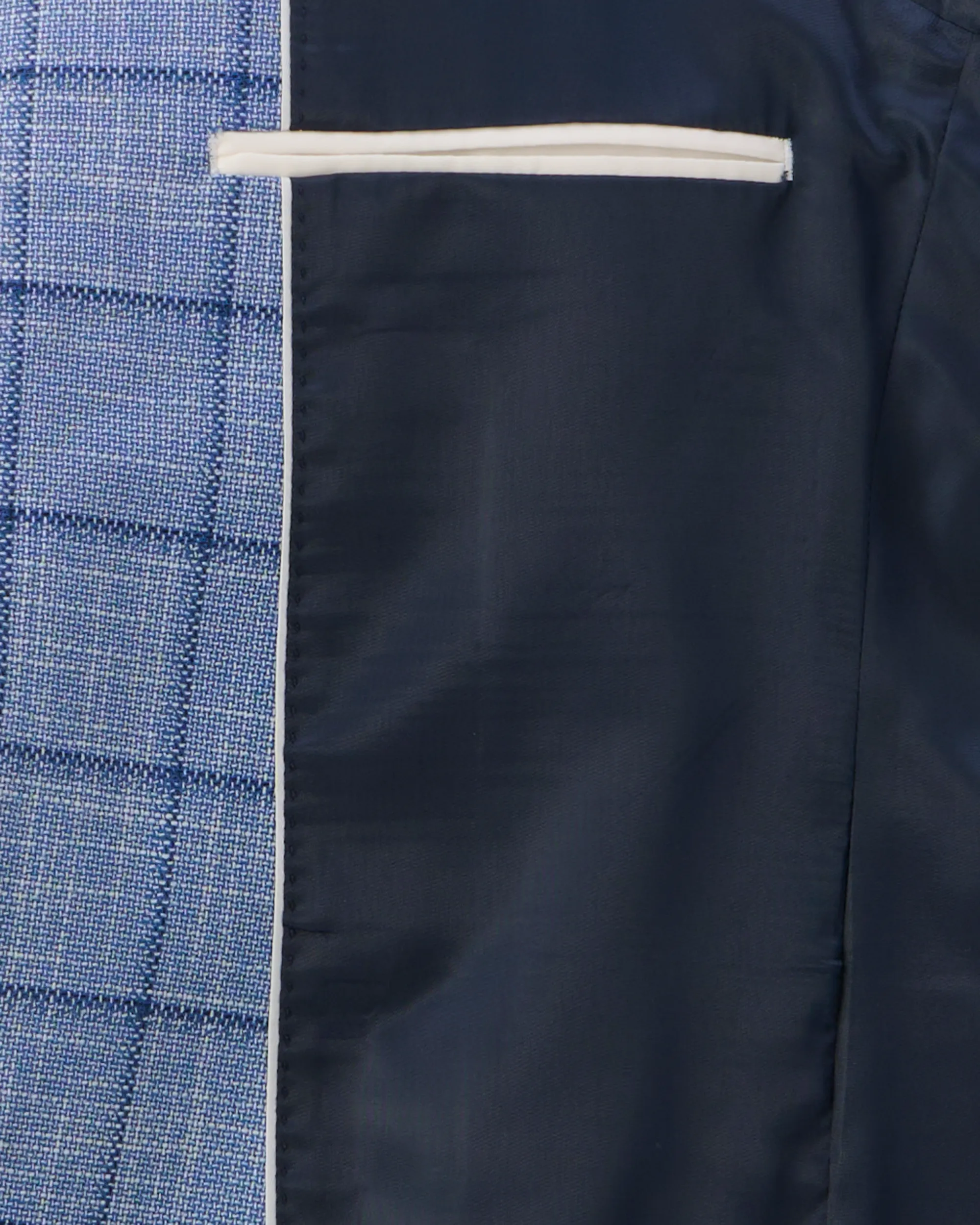 Campbell Templer Colbert Blauw grote ruit 103522-002-25