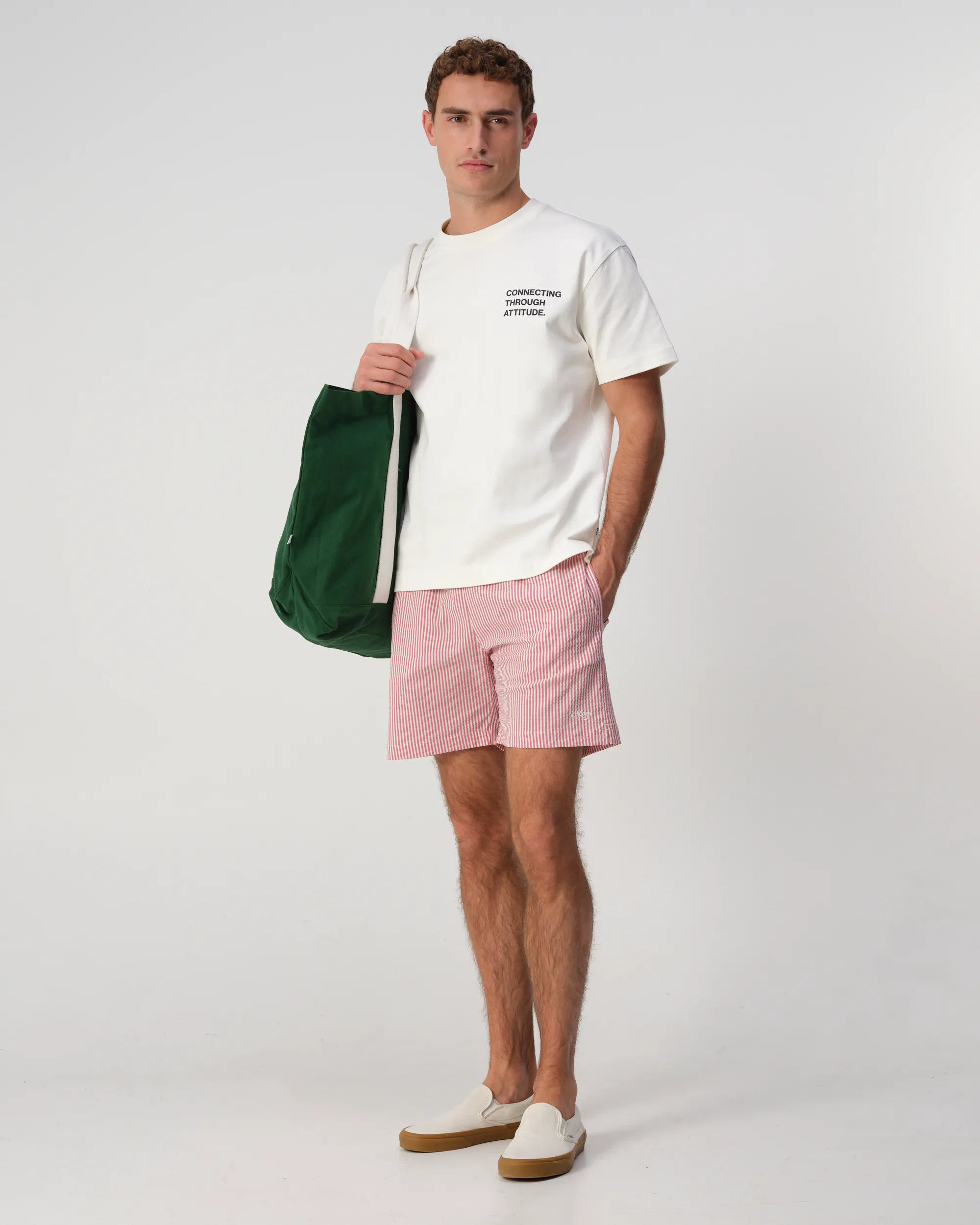 J.C. RAGS Arvin T-shirt Coconut milk 103528-001-L