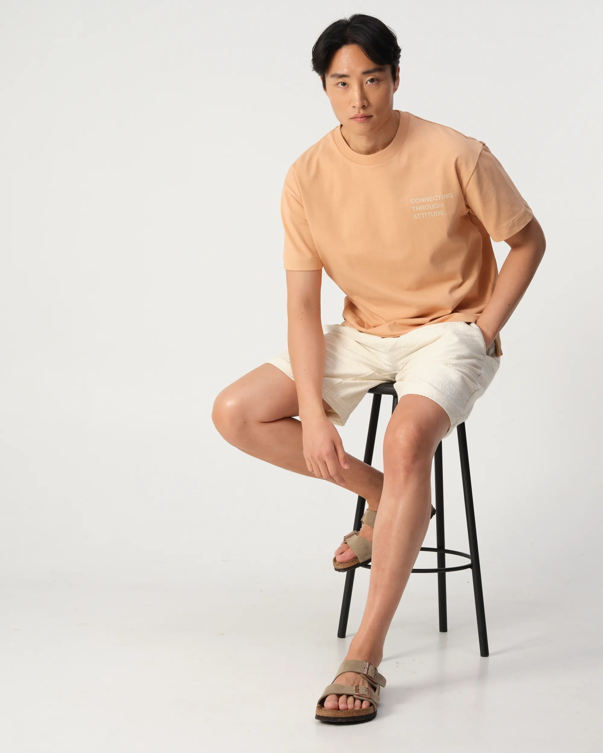 J.C. RAGS Arvin T-shirt Toast orange  103528-004-L