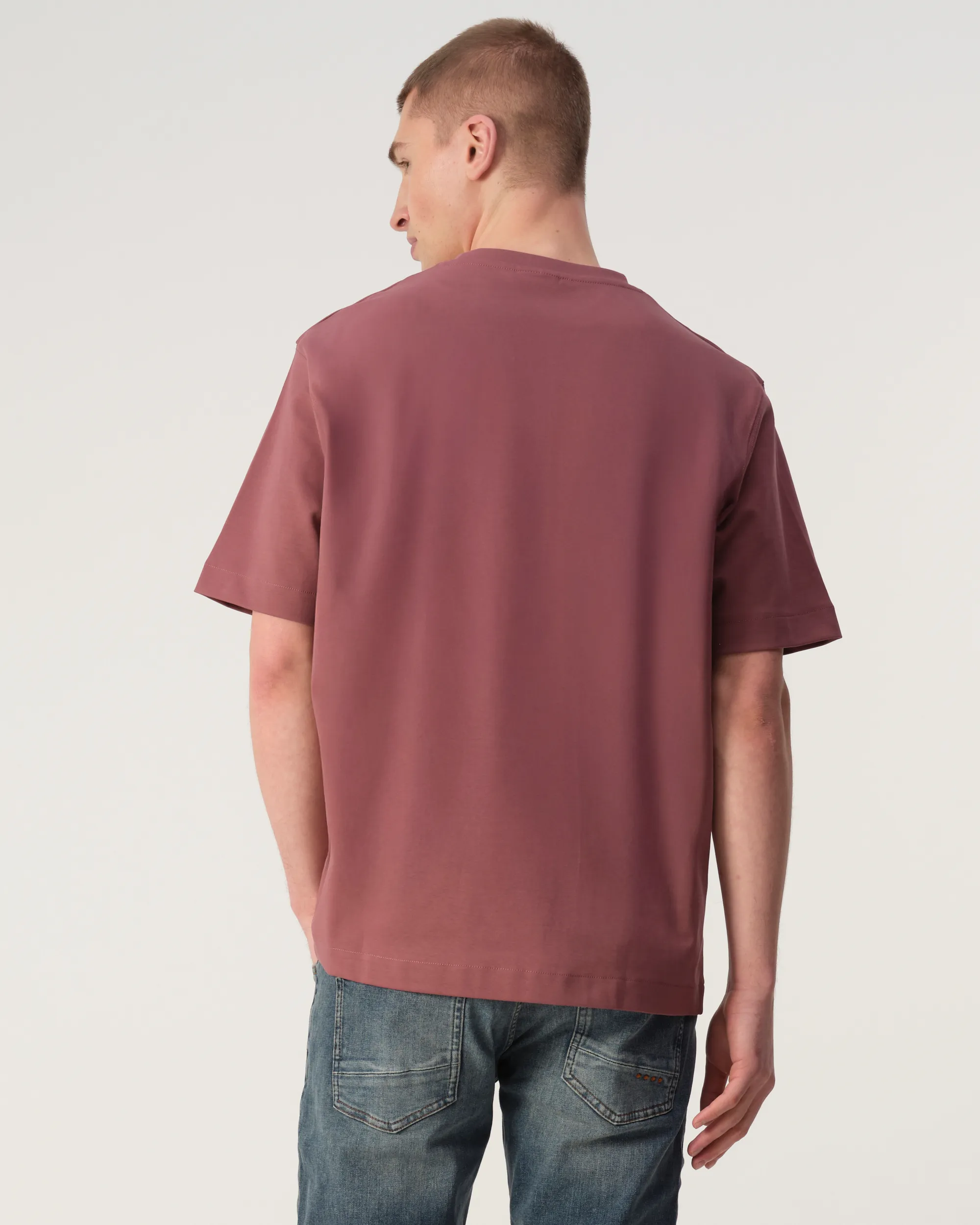 J.C. RAGS Ruben T-shirt Wild Ginger dark red 103533-004-L