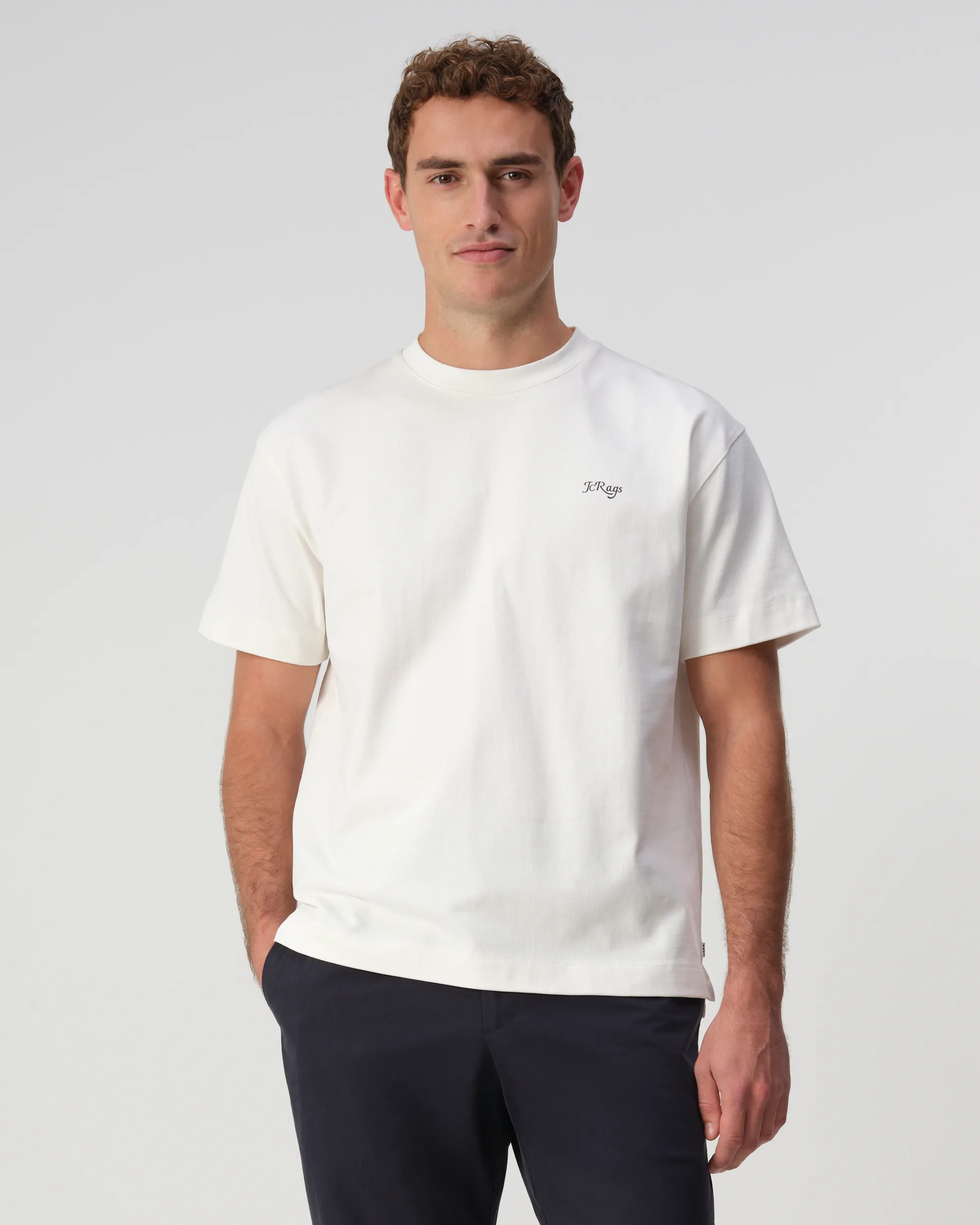 J.C. RAGS Bo T-shirt Coconut milk 103534-001-L