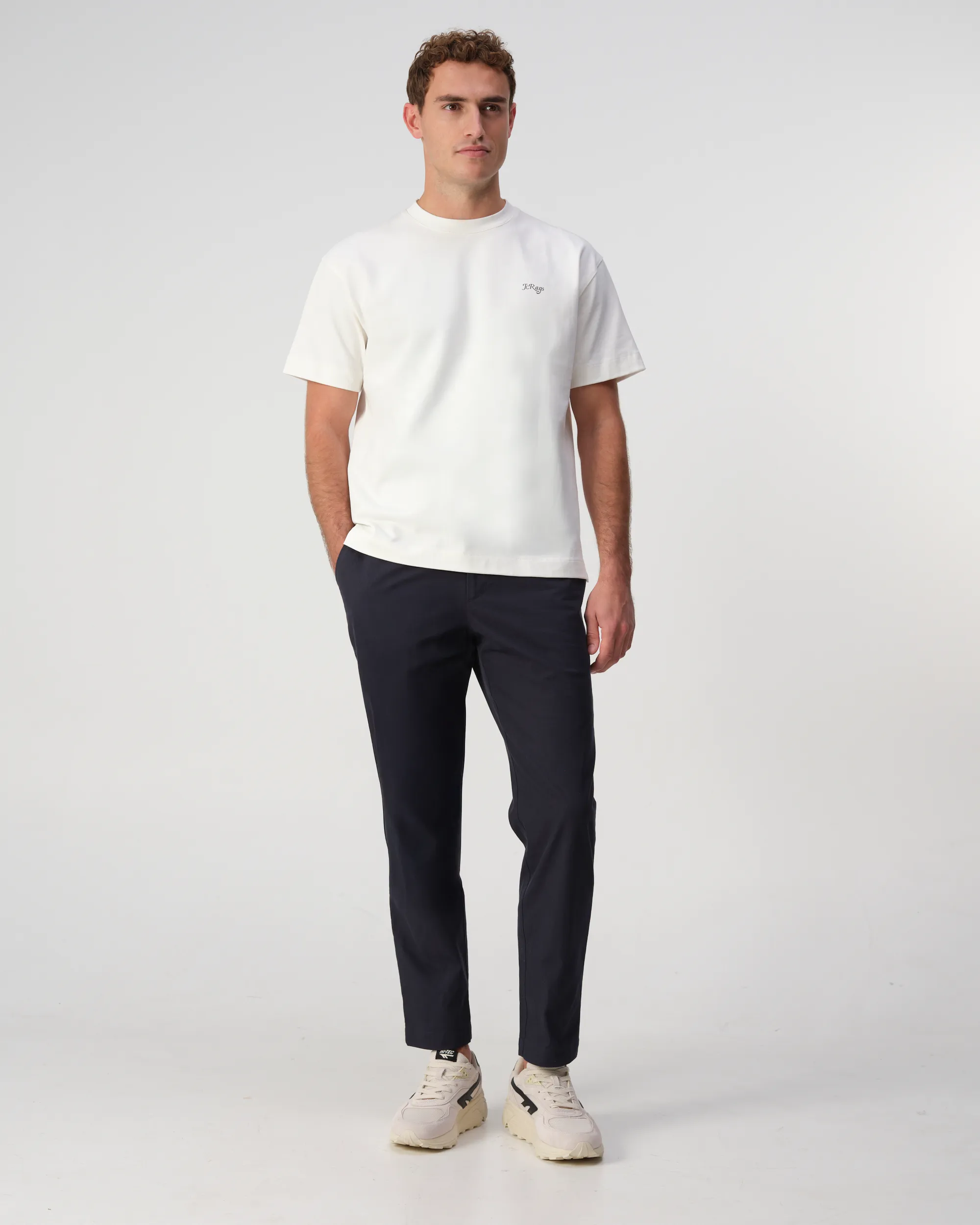 J.C. RAGS Bo T-shirt Coconut milk 103534-001-L