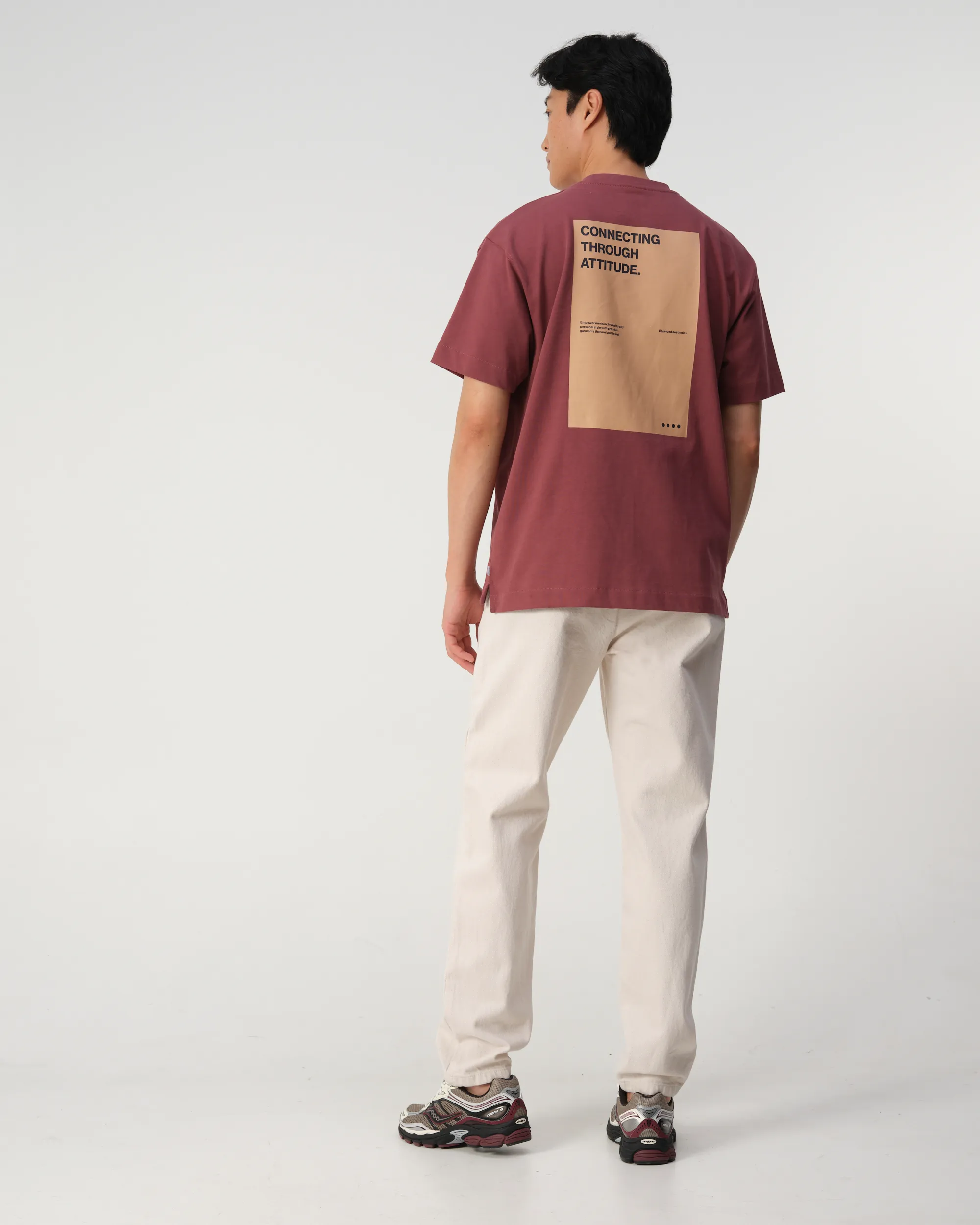 J.C. RAGS Bo T-shirt Wild Ginger dark red 103534-002-L