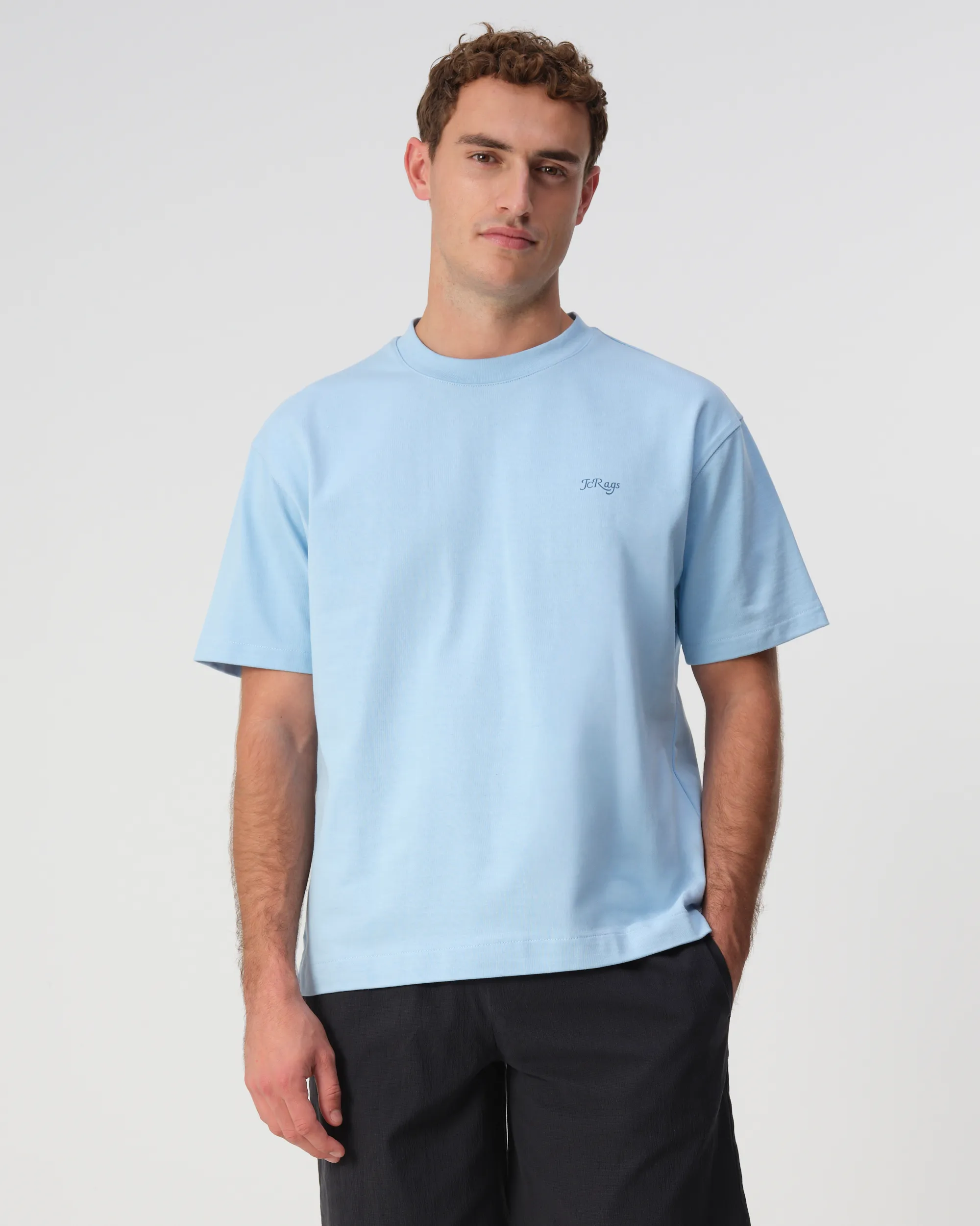 J.C. RAGS Bo T-shirt Dutch Canal blue 103534-003-L