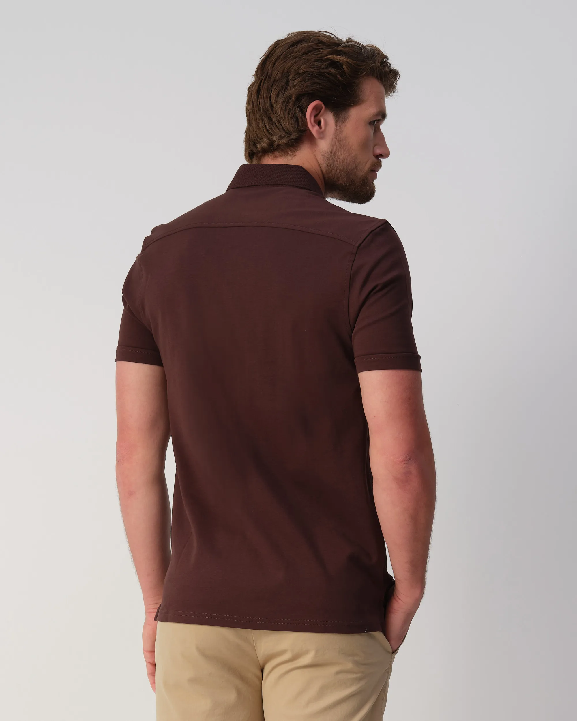Campbell Francochamp Polo Coffee Bean brown 103543-007-L