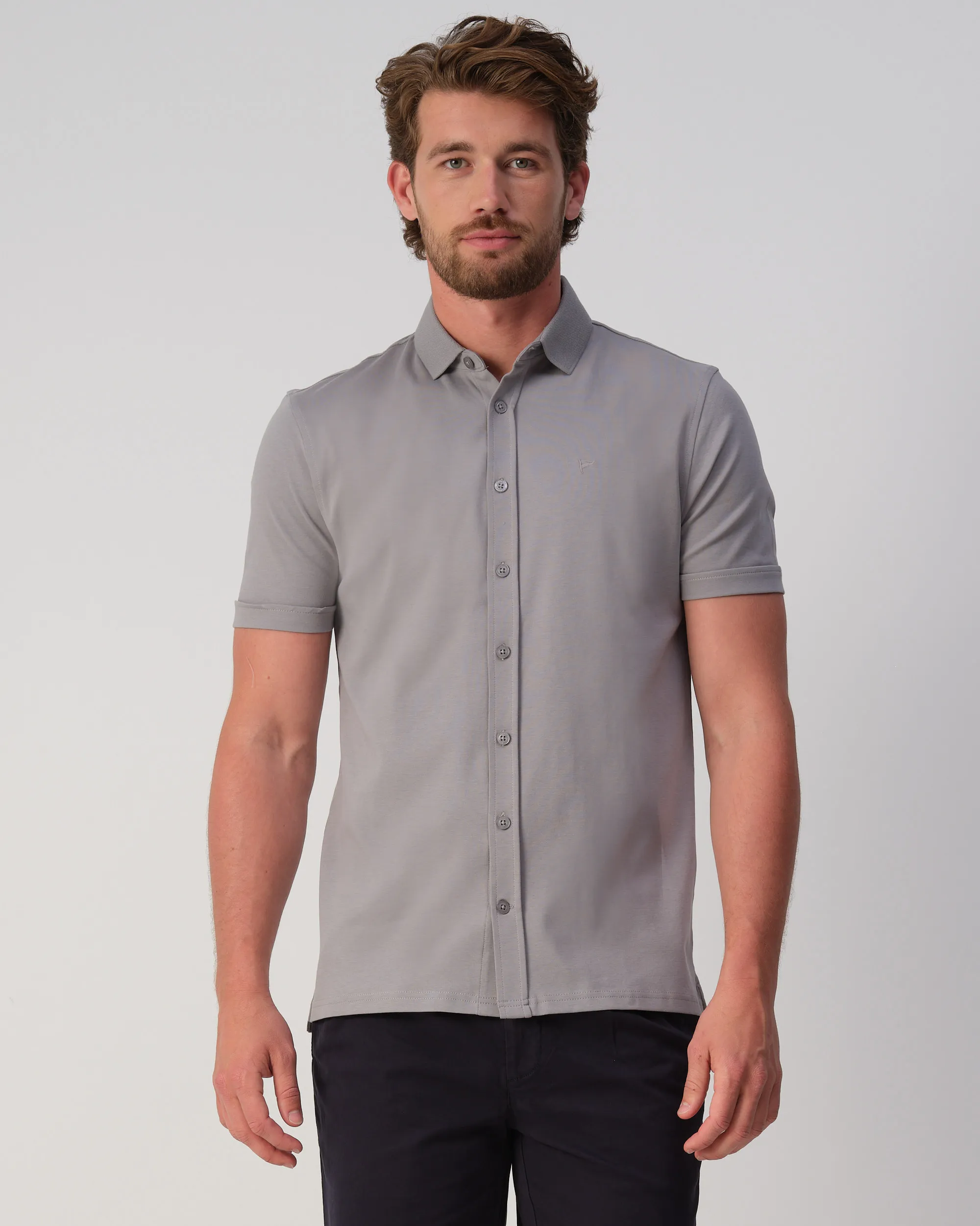 Campbell Francochamp Polo Monument grey 103543-009-L