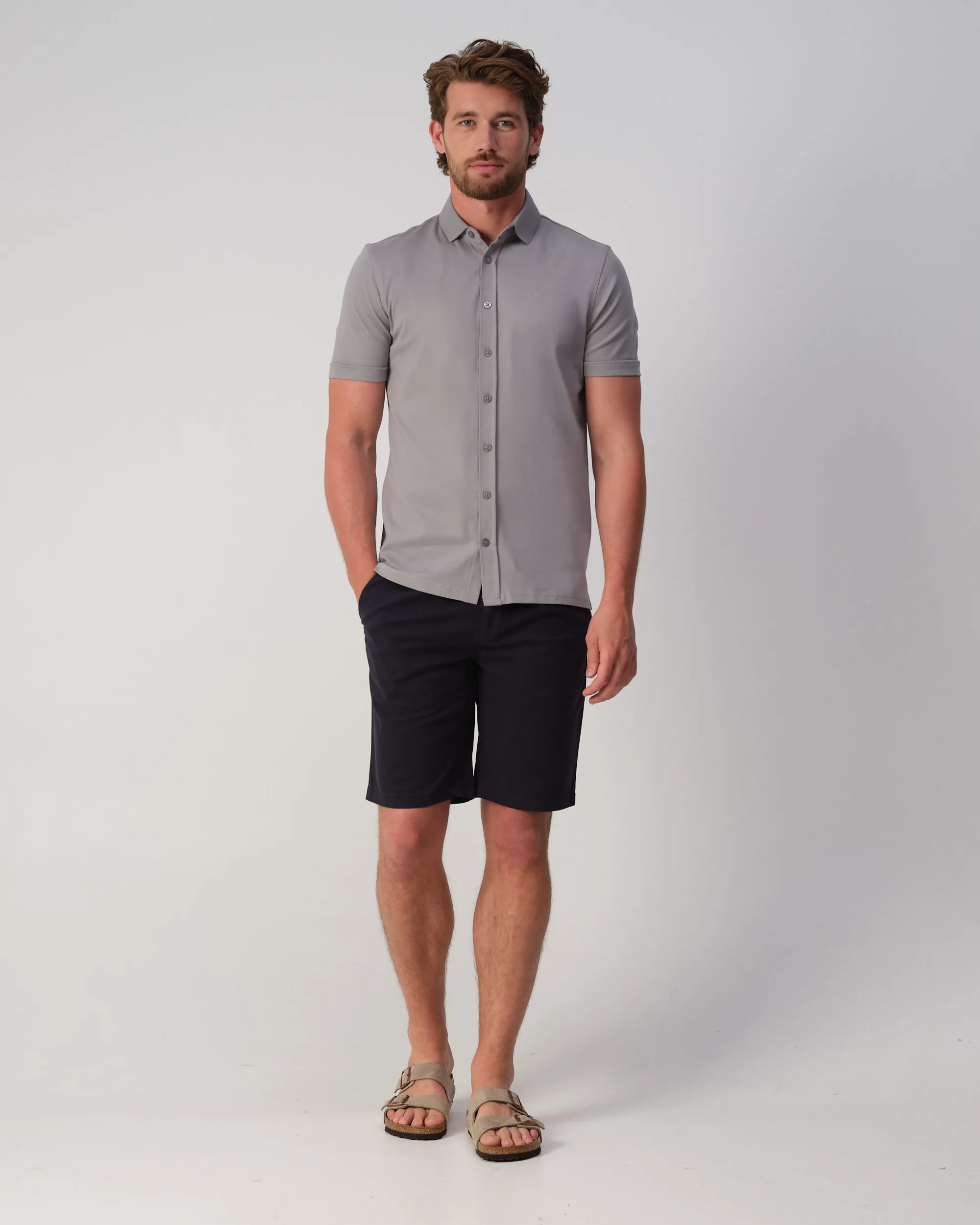 Campbell Francochamp Polo Monument grey 103543-009-L