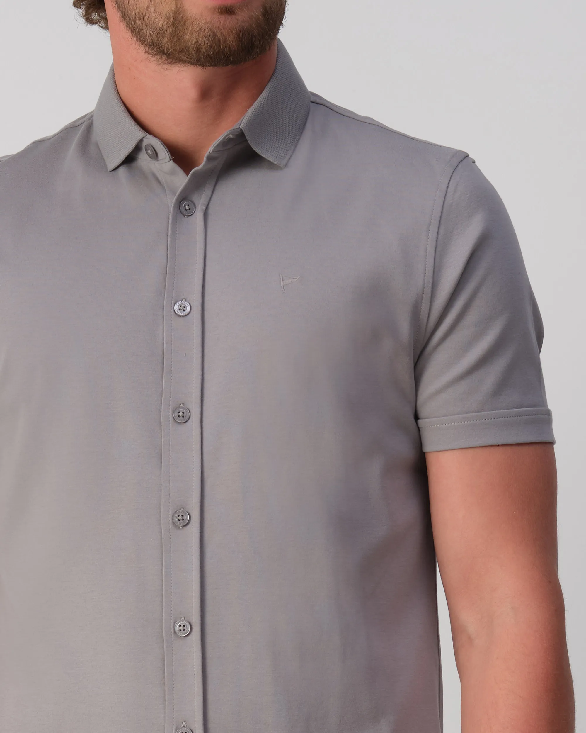 Campbell Francochamp Polo Monument grey 103543-009-L