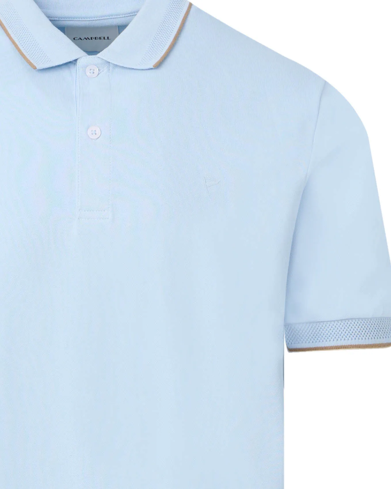 Campbell Jordan Polo Chambray Blue 103546-002-L