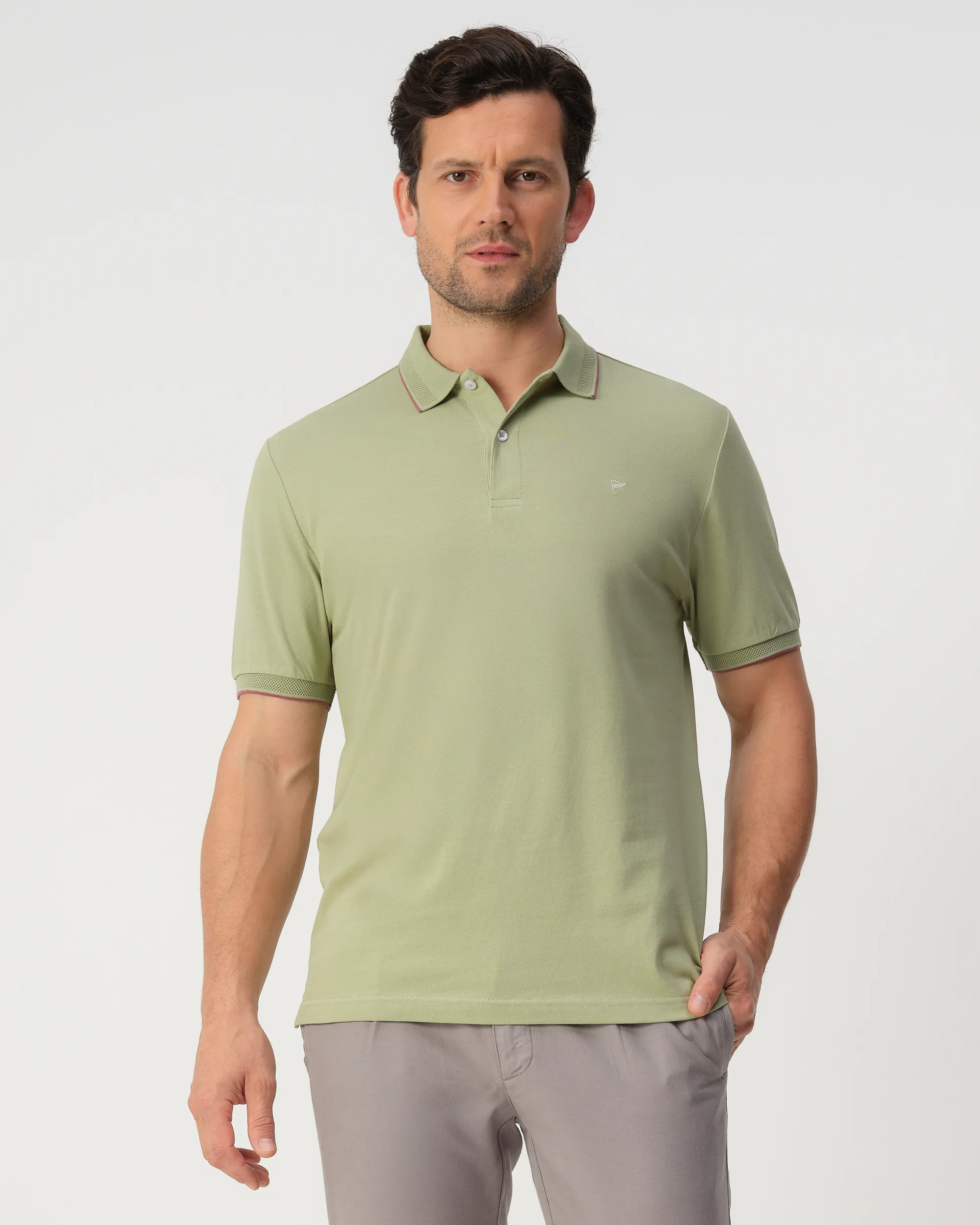 Campbell Jordan Polo Misteltoe green 103546-003-L