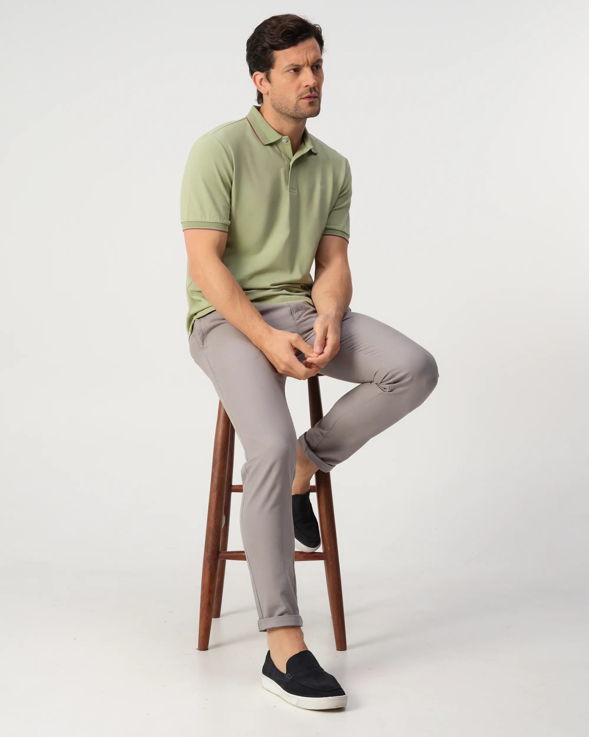 Campbell Jordan Polo Misteltoe green 103546-003-L