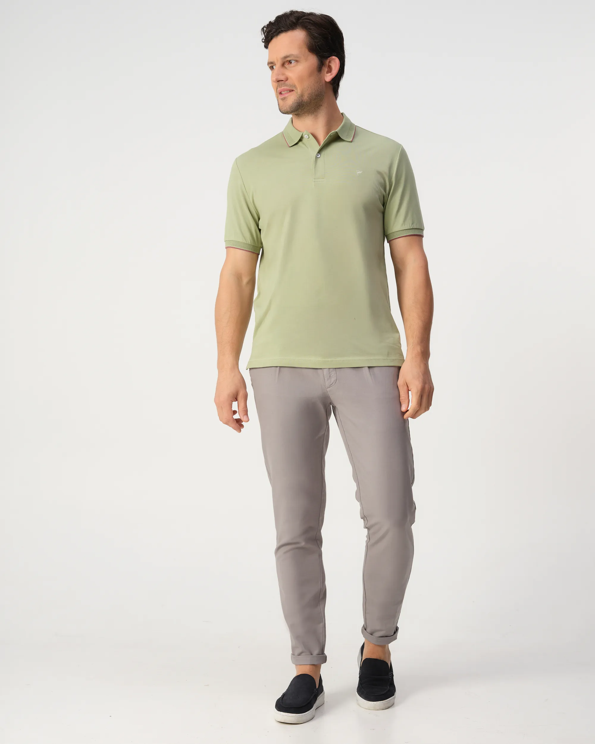 Campbell Jordan Polo Misteltoe green 103546-003-L