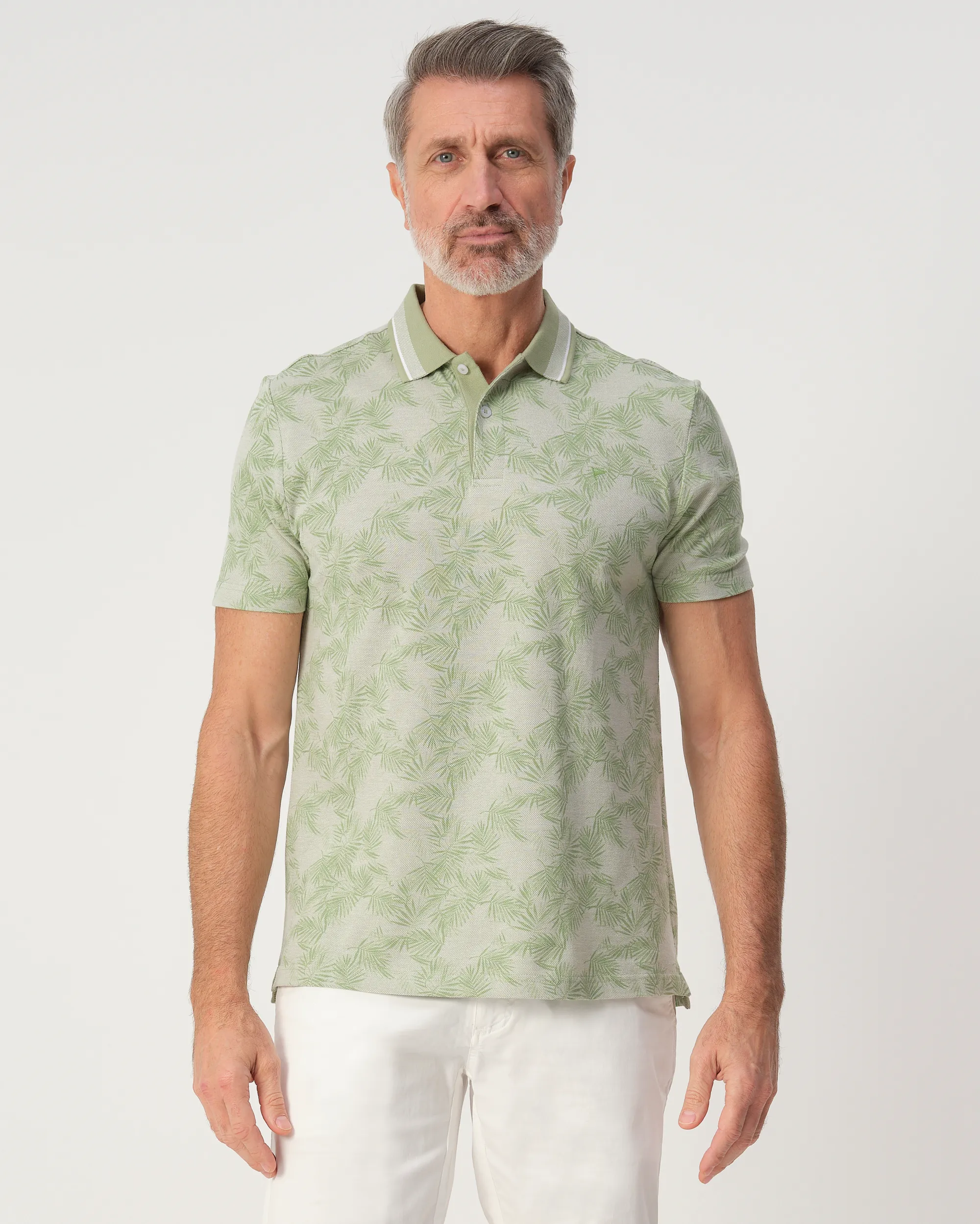 Campbell Stanson Polo Misteltoe green dessin 103547-006-L