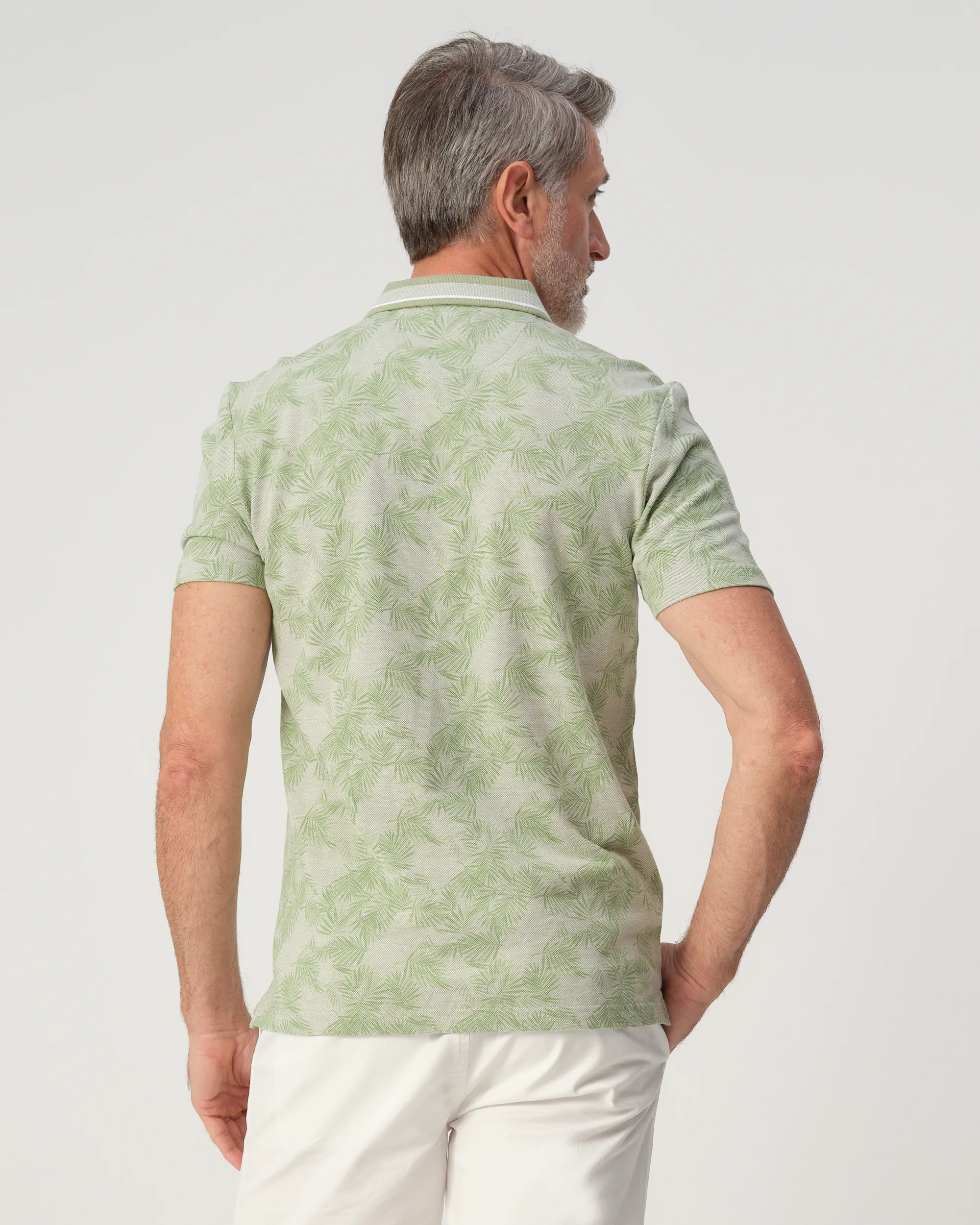 Campbell Stanson Polo Misteltoe green dessin 103547-006-L