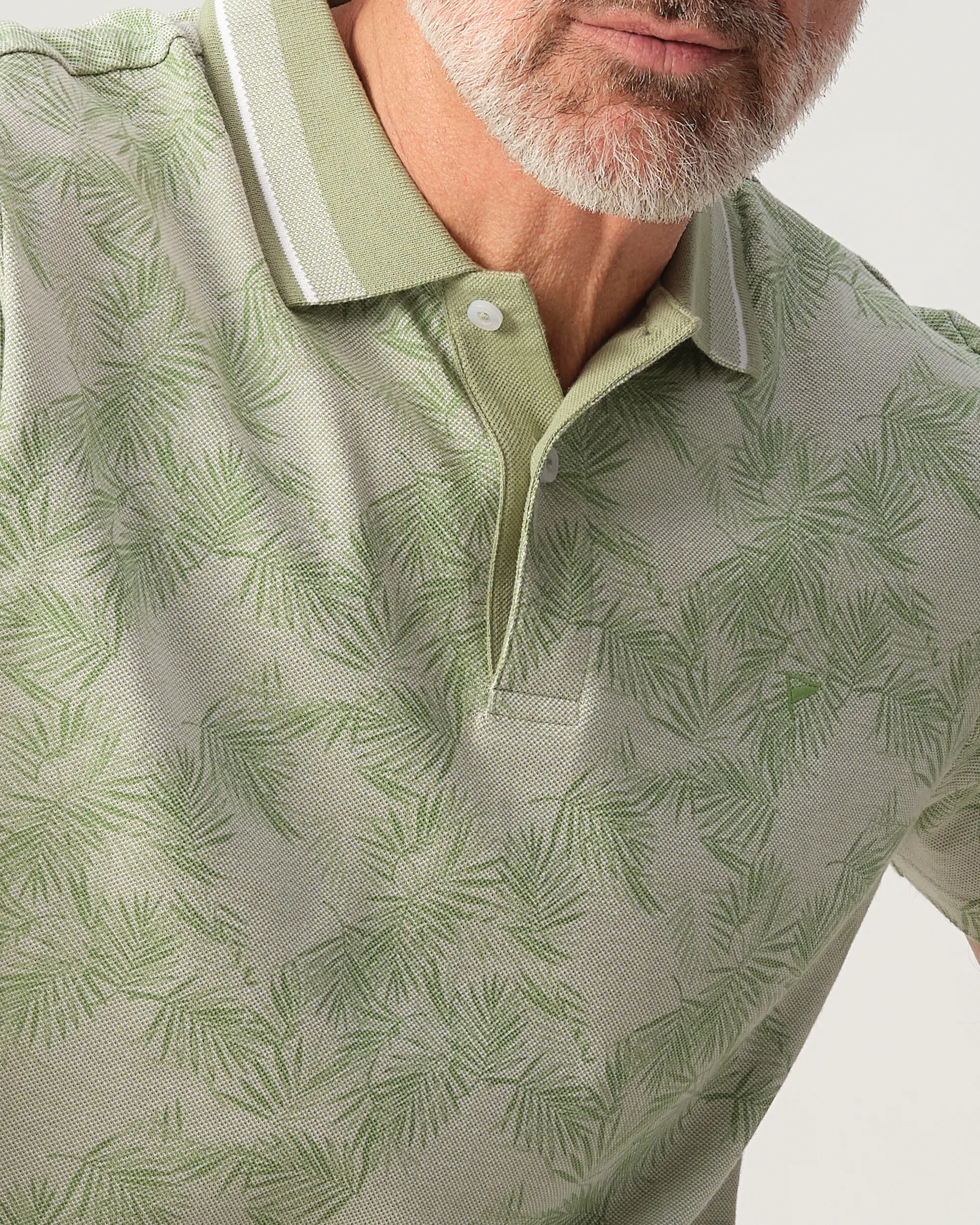 Campbell Stanson Polo Misteltoe green dessin 103547-006-L