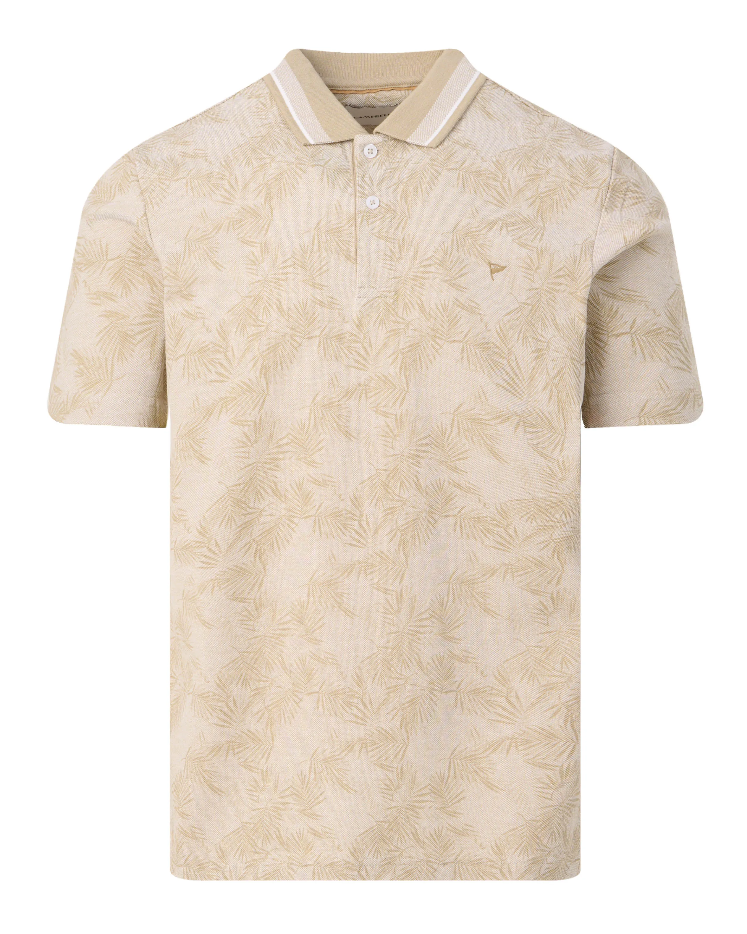 Campbell Stanson Polo Lemon Pepper beige dessin 103547-007-L