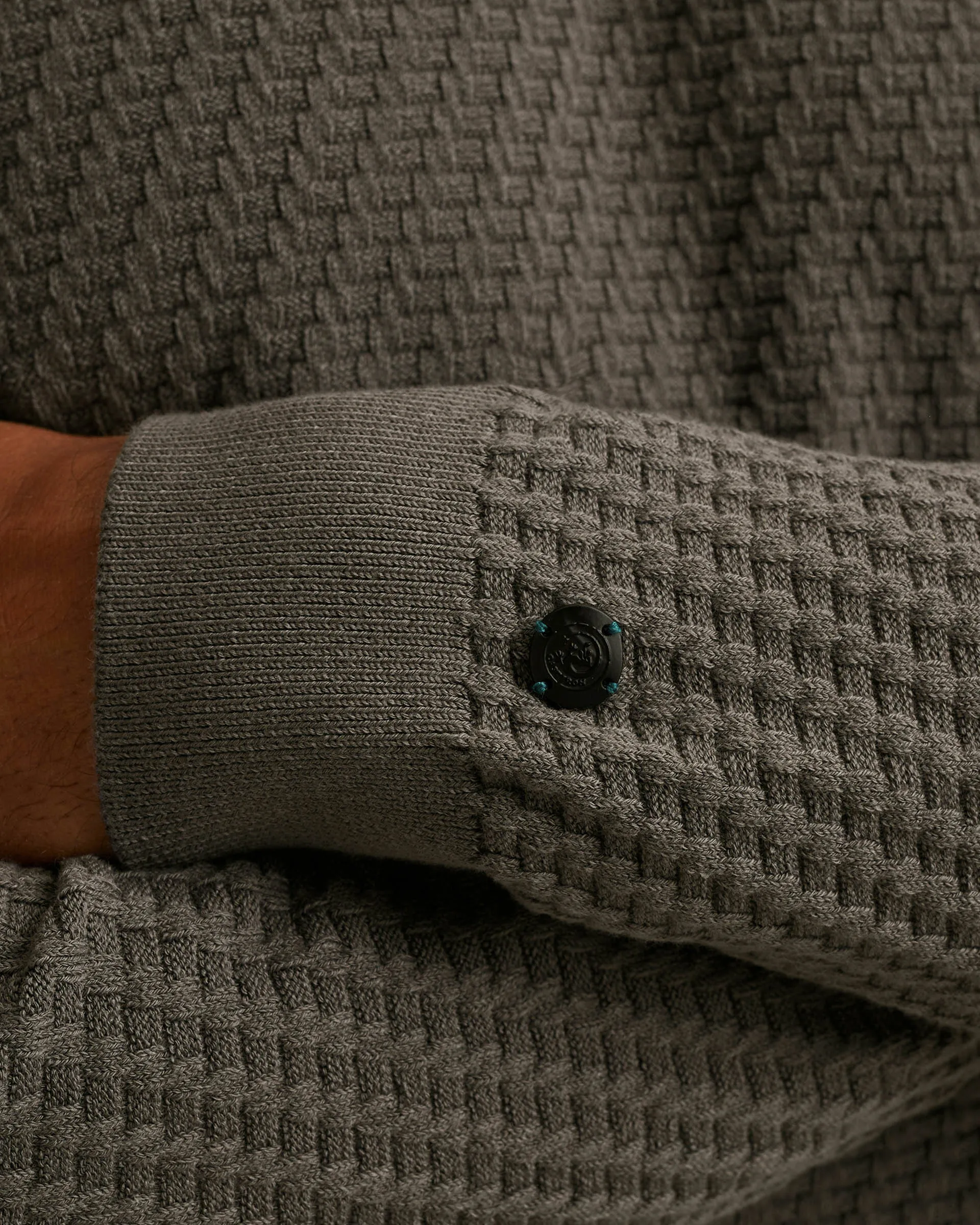 Cast Iron Trui O-hals Grijs 103616-001-L