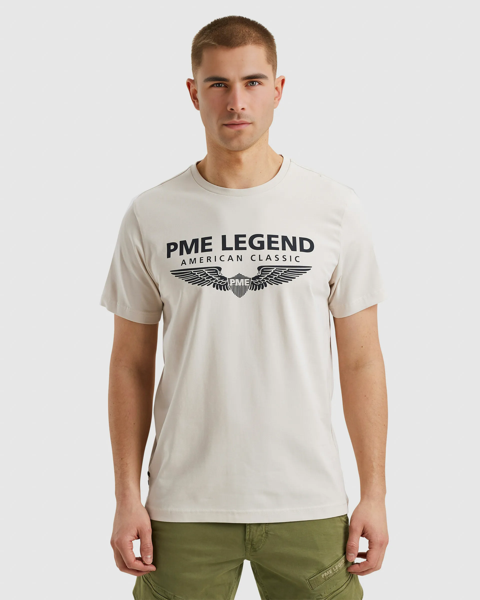 PME Legend T-shirt Korte mouw Grijs 103633-001-L
