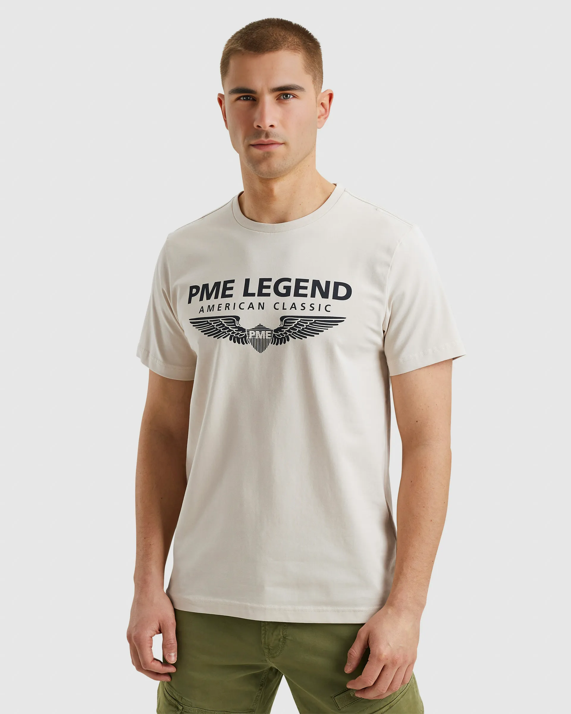 PME Legend T-shirt Korte mouw Grijs 103633-001-L