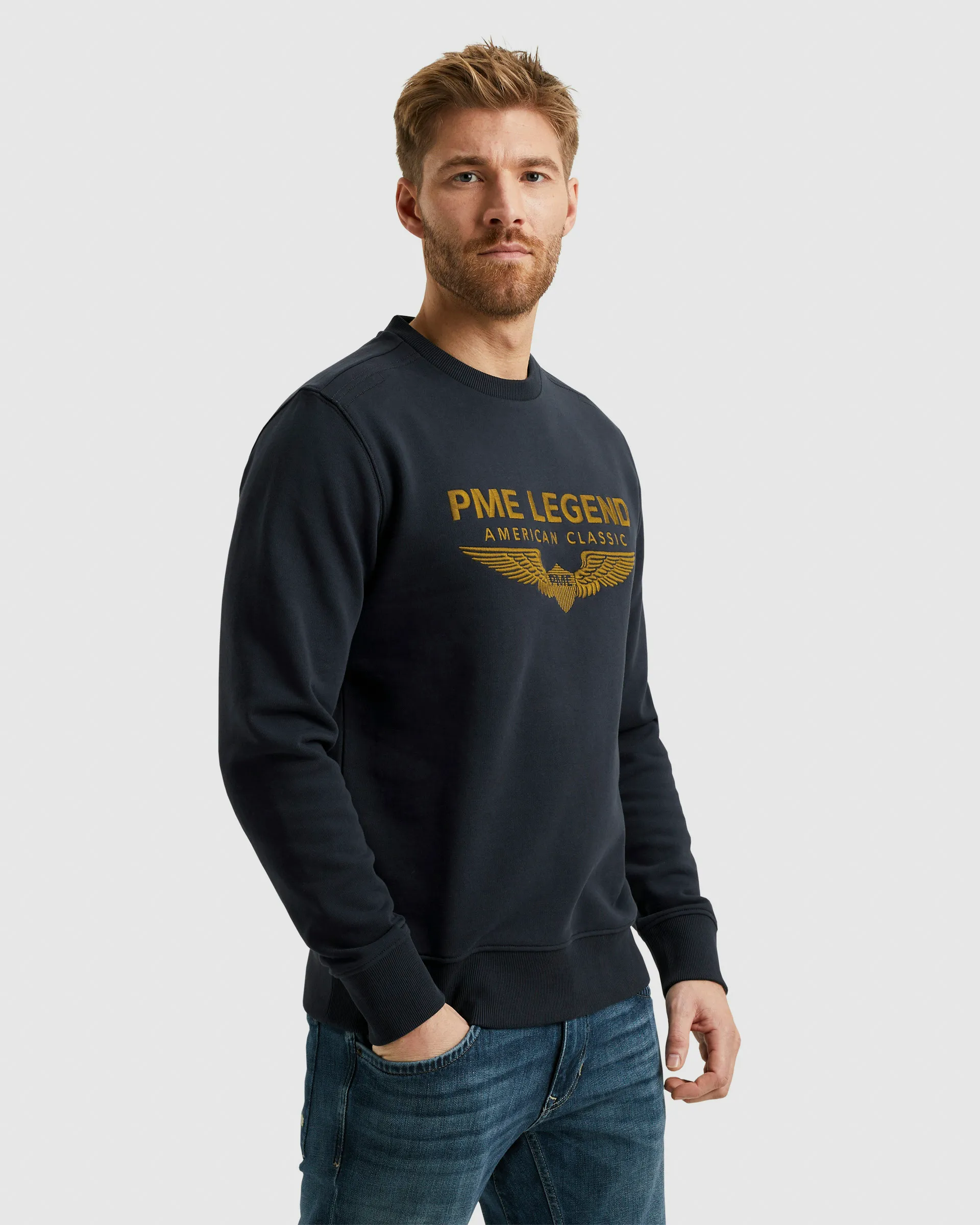 PME Legend Sweatshirt Blauw 103642-001-L