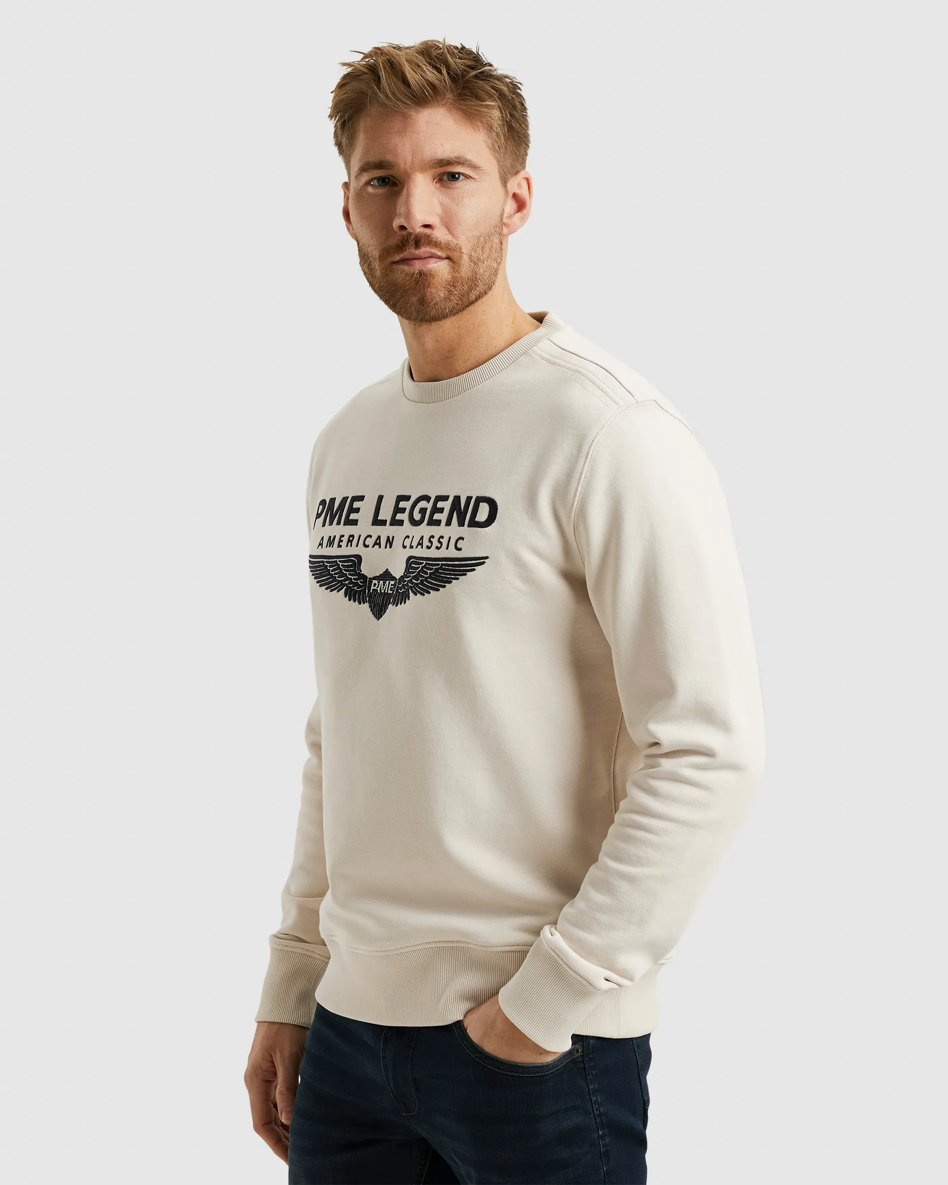 PME Legend Sweatshirt Grijs 103643-001-L
