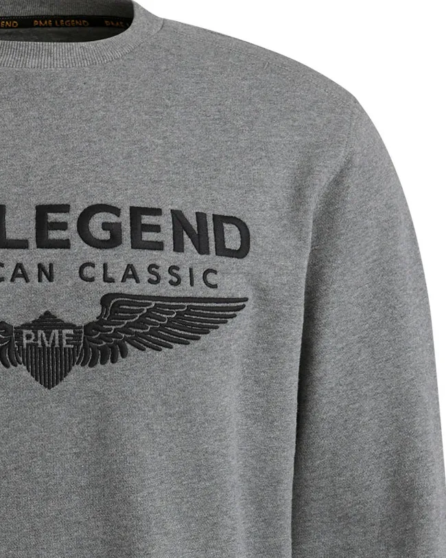 PME Legend Sweatshirt Grijs 103644-001-L